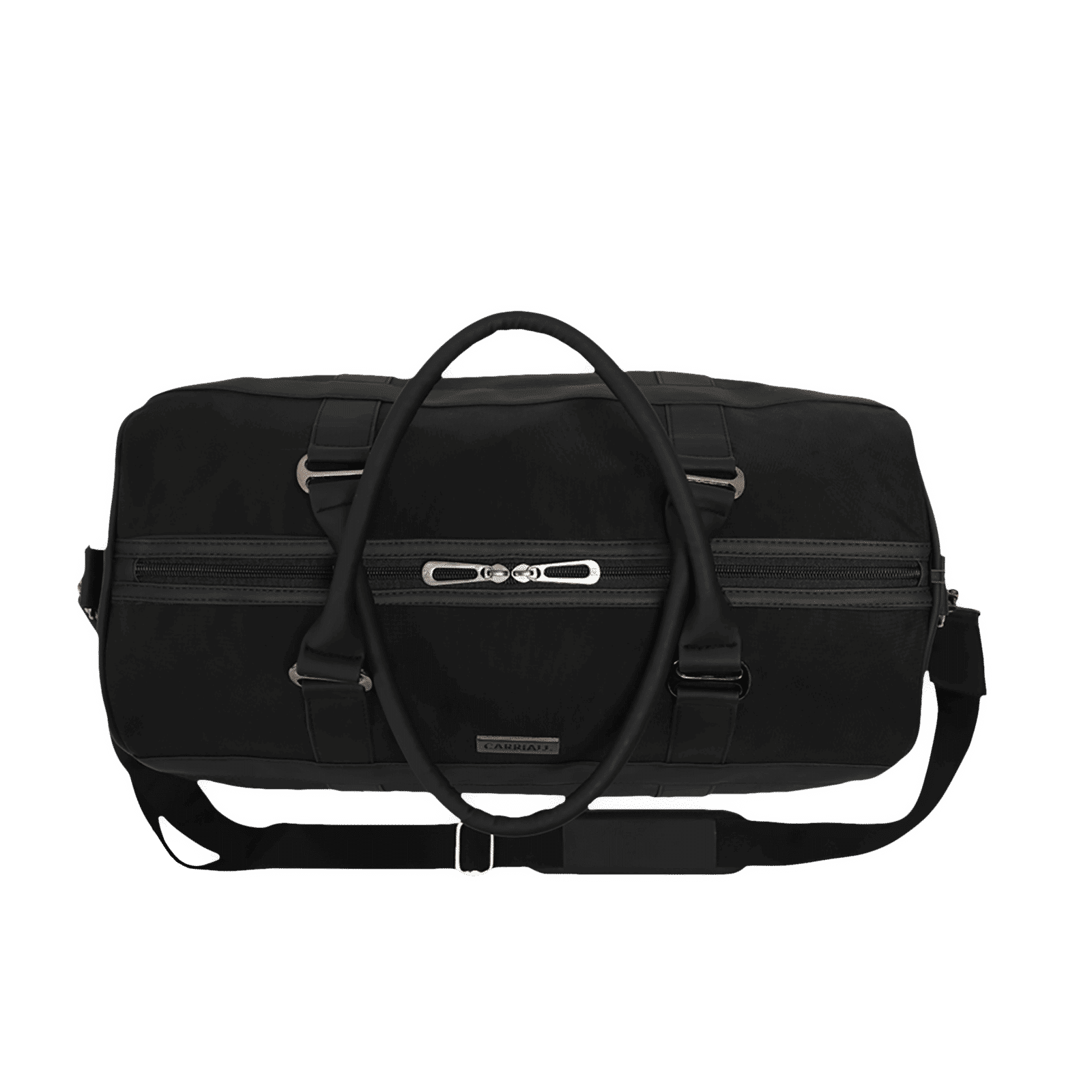 Carriall Eclat Water Resistant Fabric Duffle Bag (Detachable Strap, CADBECS01, Black) Carriall Eclat Water Resistant Fabric Duffle Bag (Detachable Strap, CADBECS01, Black)_6