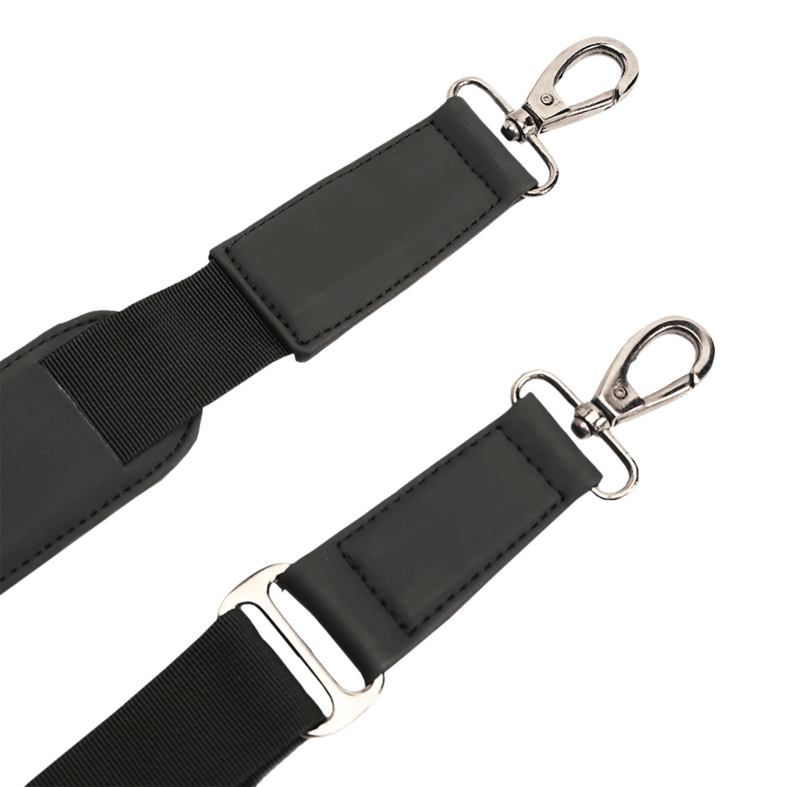 Carriall Eclat Water Resistant Fabric Duffle Bag (Detachable Strap, CADBECM01, Black)_5