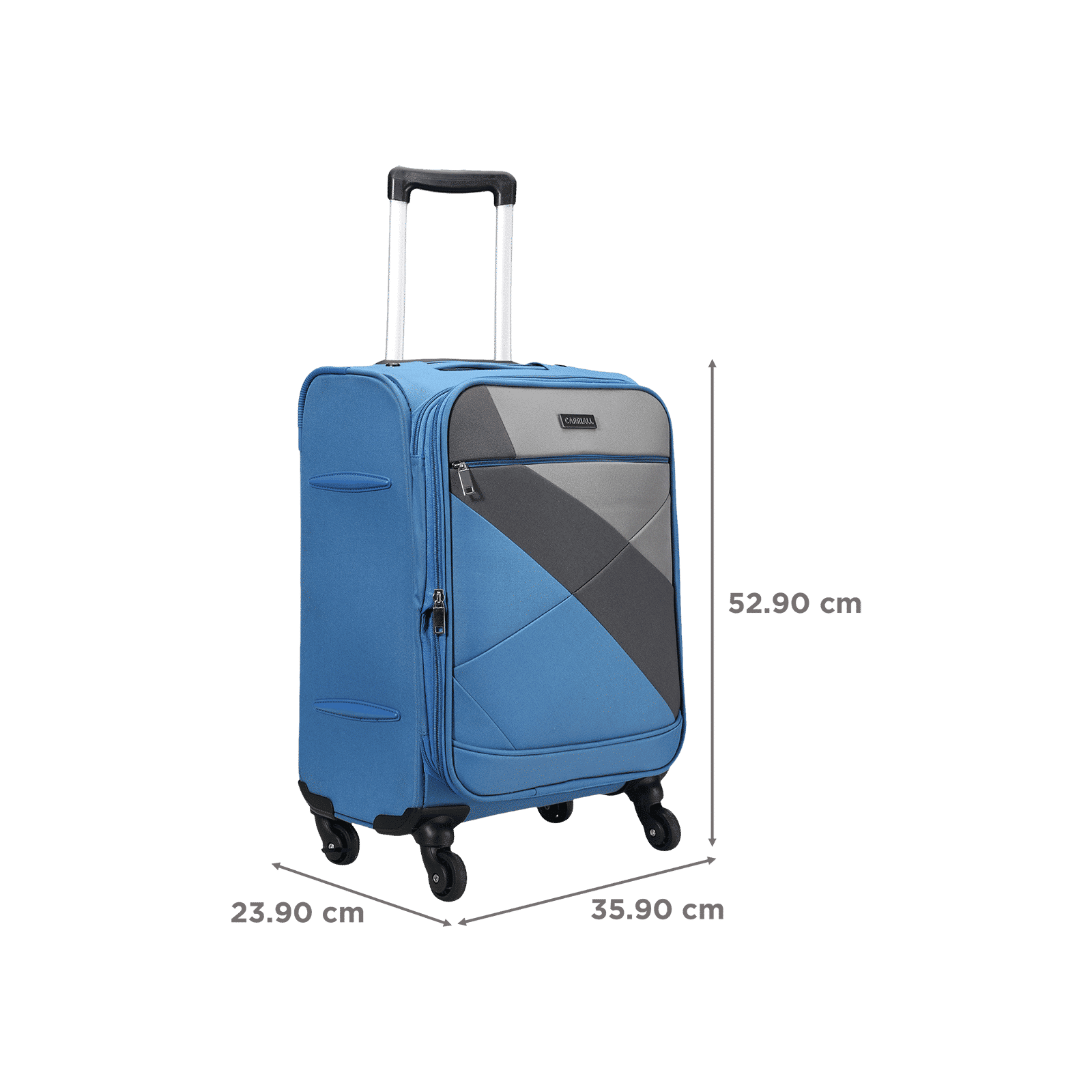Carriall Vista Trolley Bag (Combination Lock, CASLVS002, Blue)_3