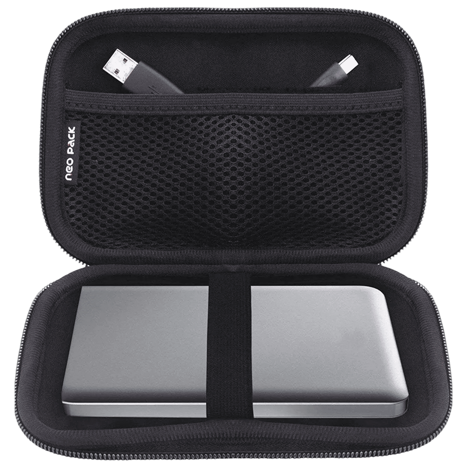 neopack Nylon Full Cover Case (Separate Mesh Pocket, Black) neopack Nylon Full Cover Case (Separate Mesh Pocket, Black)_4