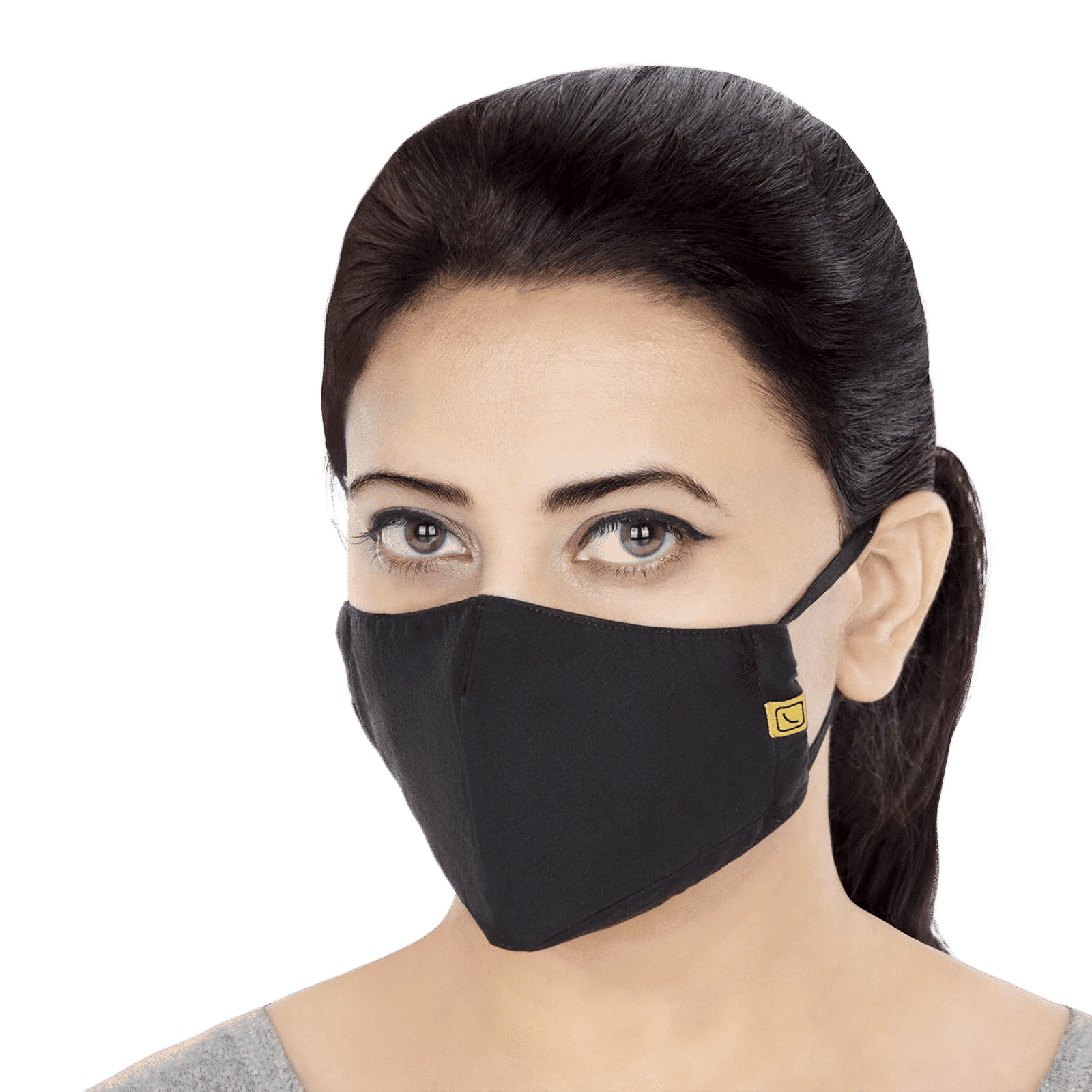TRAVEL BLUE Cotton Face Mask (Pack of 2, 521, Black & Navy) TRAVEL BLUE Cotton Face Mask (Pack of 2, 521, Black & Navy)_6