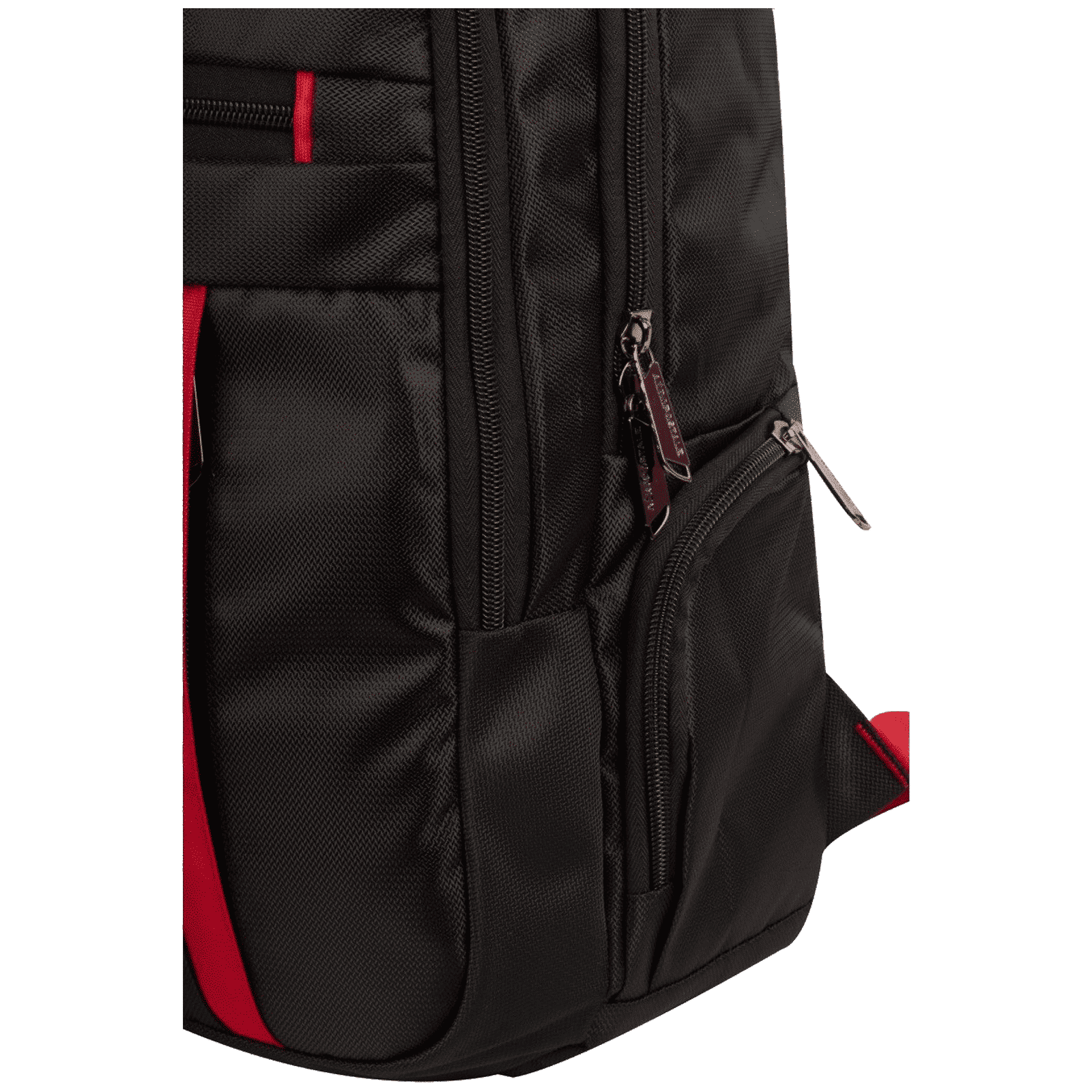 AEROPOSTALE Ever Onwards 20 Litres Nylon Backpack (Waterproof, AERO-BP-1002-BLK_R, Black/Red)_8