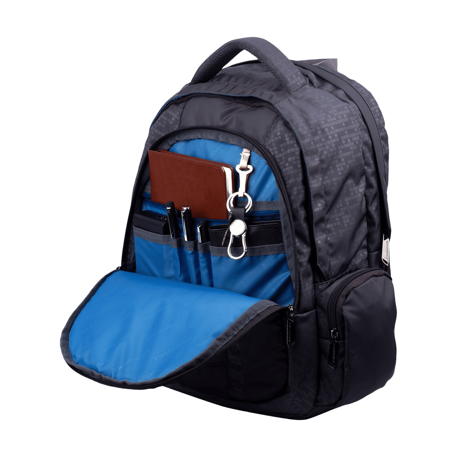 AEROPOSTALE Wanderlust 30 Litres Polyester Backpack (Waterproof, AERO-BP-1008-GRY, Grey) AEROPOSTALE Wanderlust 30 Litres Polyester Backpack (Waterproof, AERO-BP-1008-GRY, Grey)_4