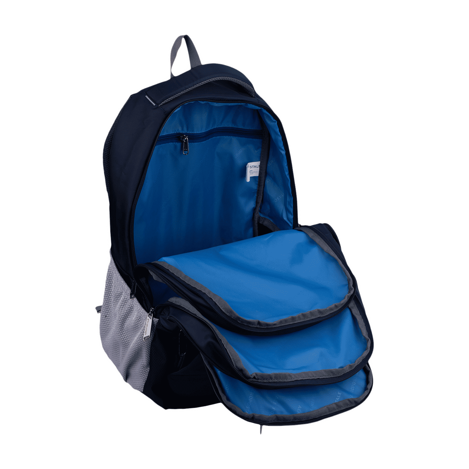 AEROPOSTALE Explorer 35 Litres Polyester Backpack (Water Proof, AERO-BP-1011-Black, Dark Blue)_7