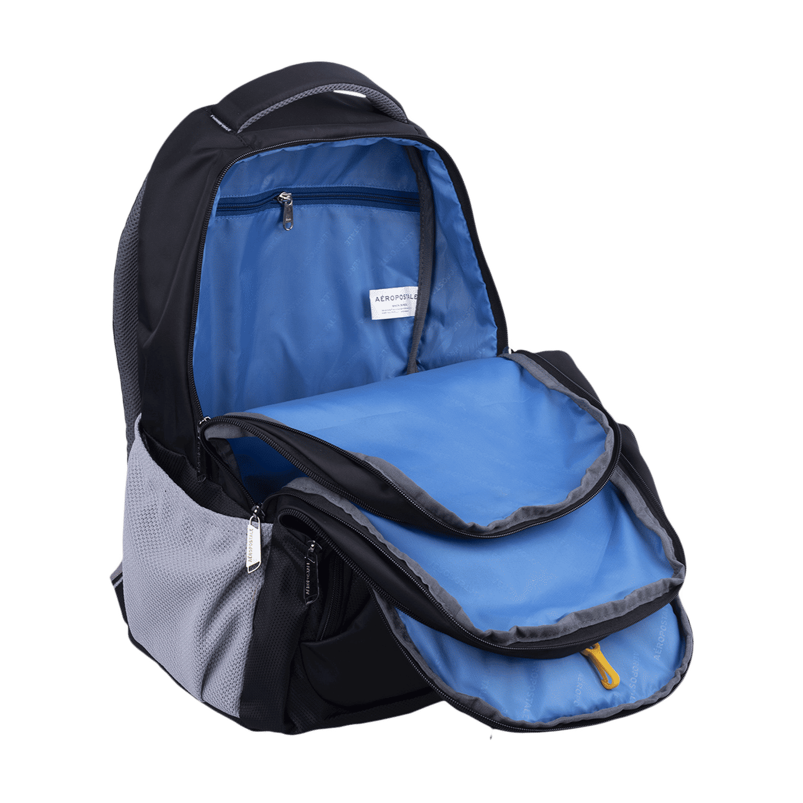 AEROPOSTALE Explorer 35 Litres Polyester Backpack (Waterproof, AERO-BP-1011-BLK, Black)_7