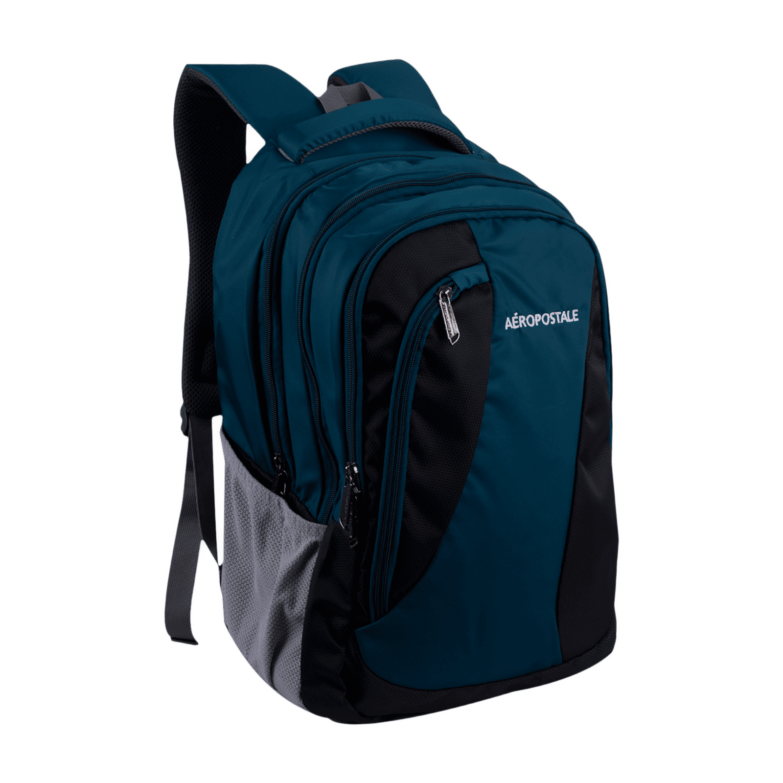 AEROPOSTALE Explorer 35 Litres Polyester Backpack (Waterproof, AERO-BP-1011-BLK/T, Teal Blue)_6