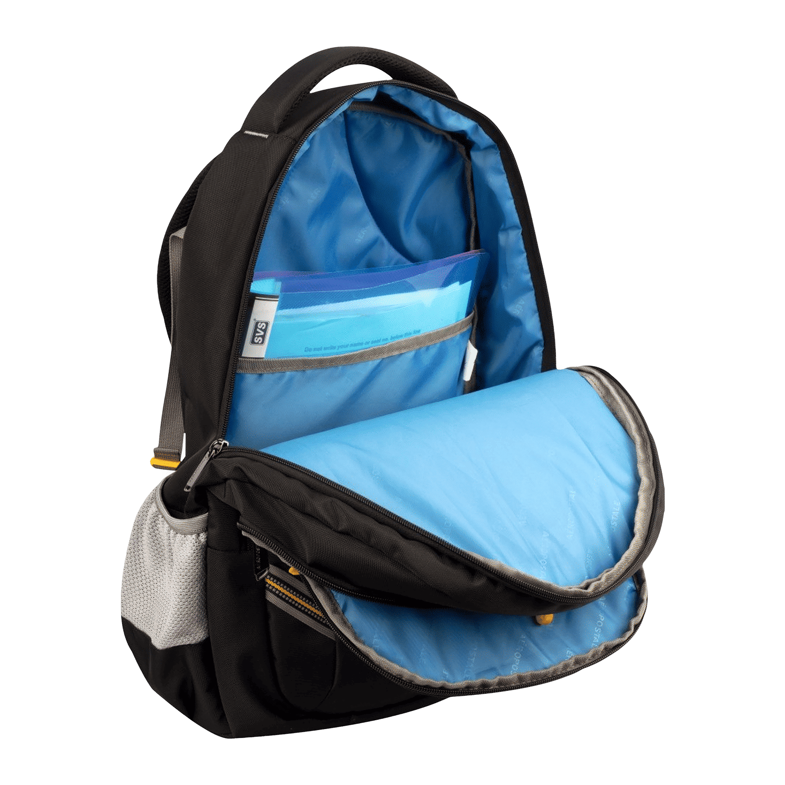 AEROPOSTALE Runway 30 Litres Nylon Backpack (Waterproof, AERO-BP-1015-BLK, Black)_6