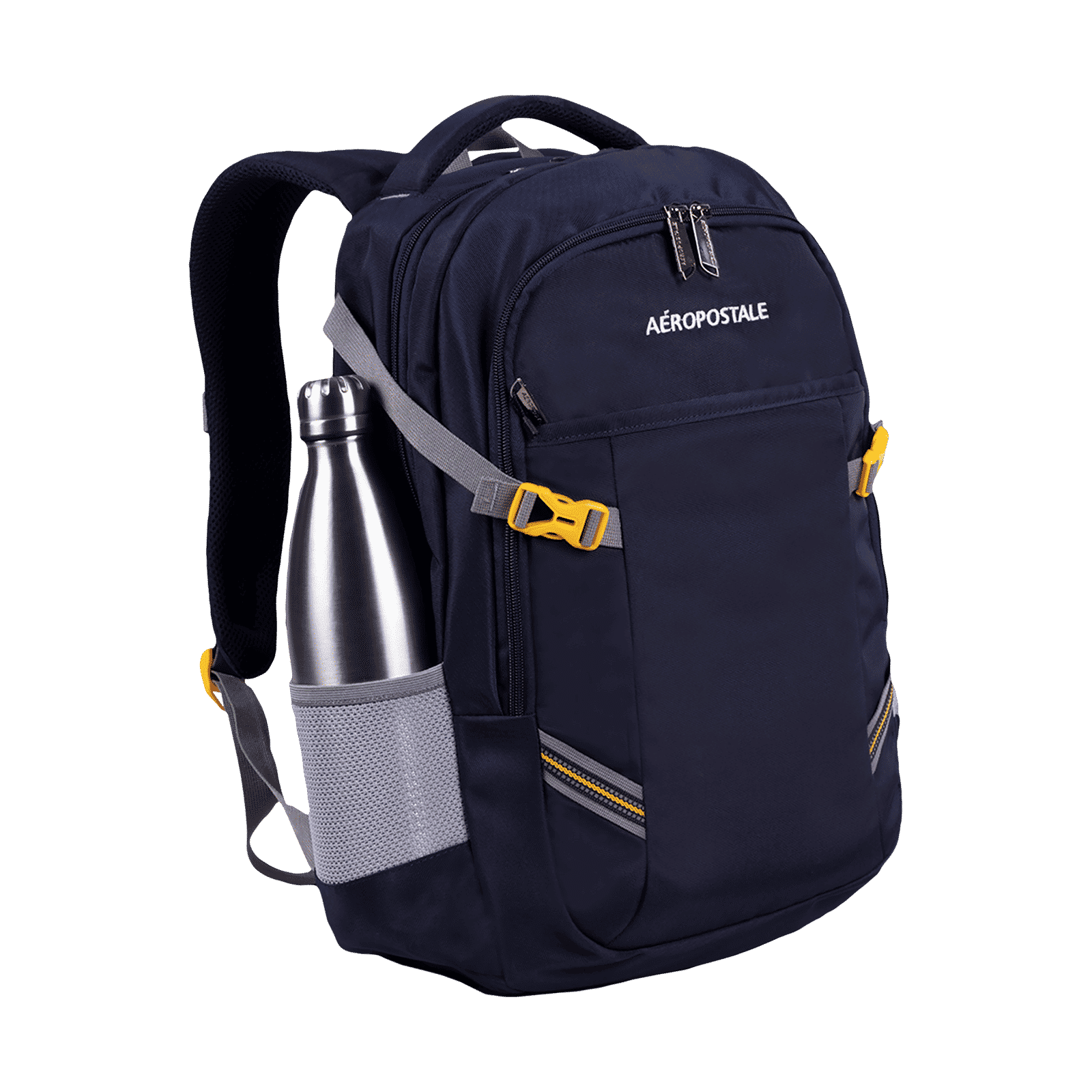 AEROPOSTALE Runway 30 Litres Nylon Backpack (Waterproof, AERO-BP-1015-BLU, Blue)_6