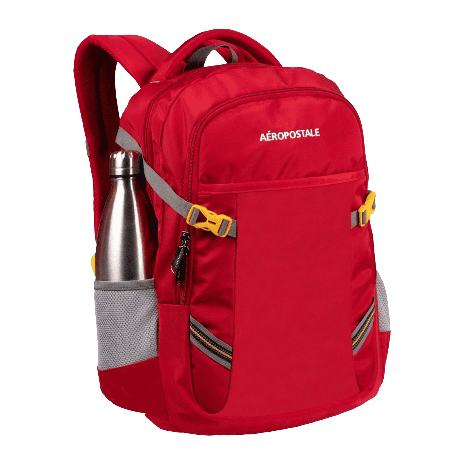 AEROPOSTALE Runway 30 Litres Nylon Backpack (Waterproof, AERO-BP-1015-RD, Red)_6