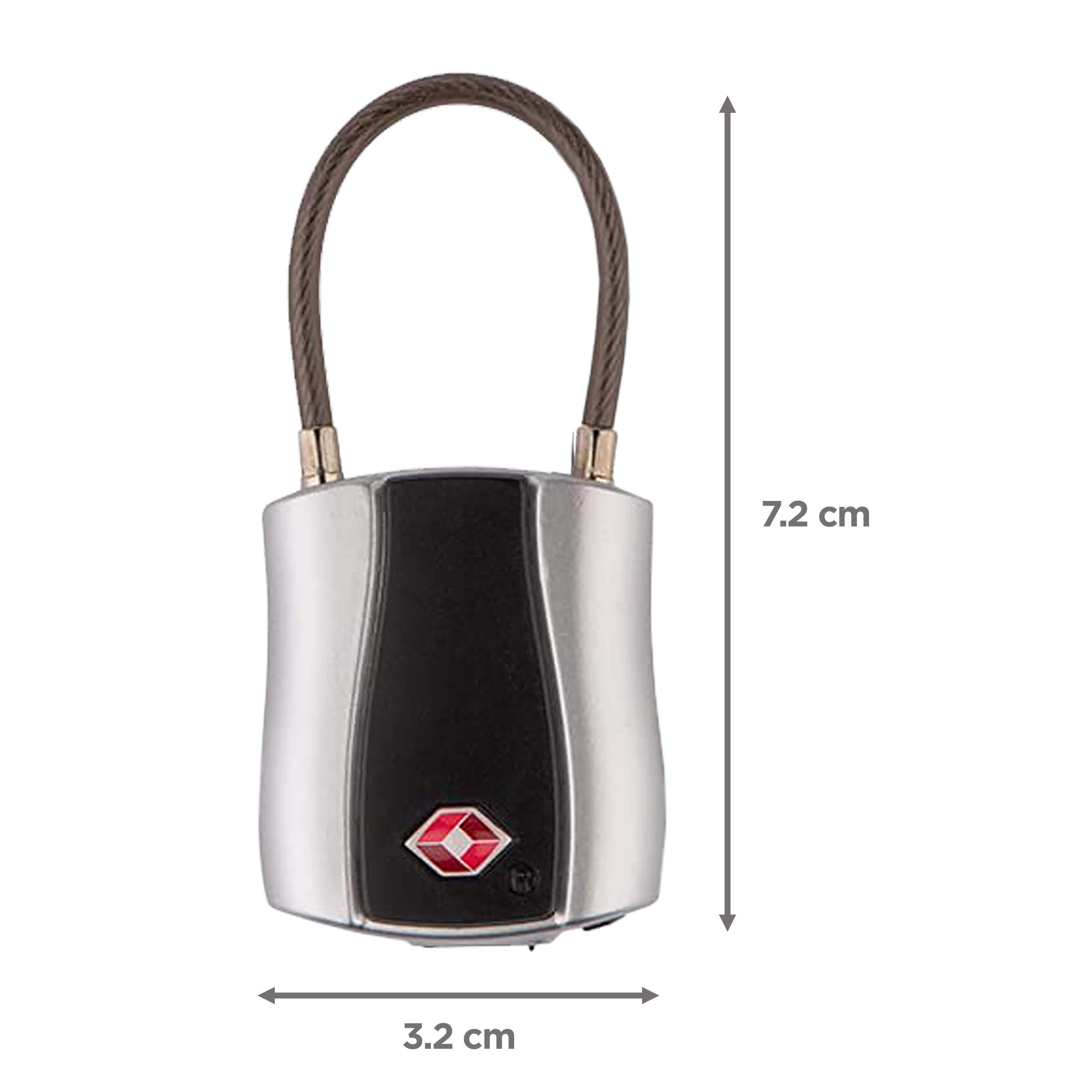 tag8 Dolphin Smart Padlock (Anti-Lost Alarm System, 800024, Silver) tag8 Dolphin Smart Padlock (Anti-Lost Alarm System, 800024, Silver)_2
