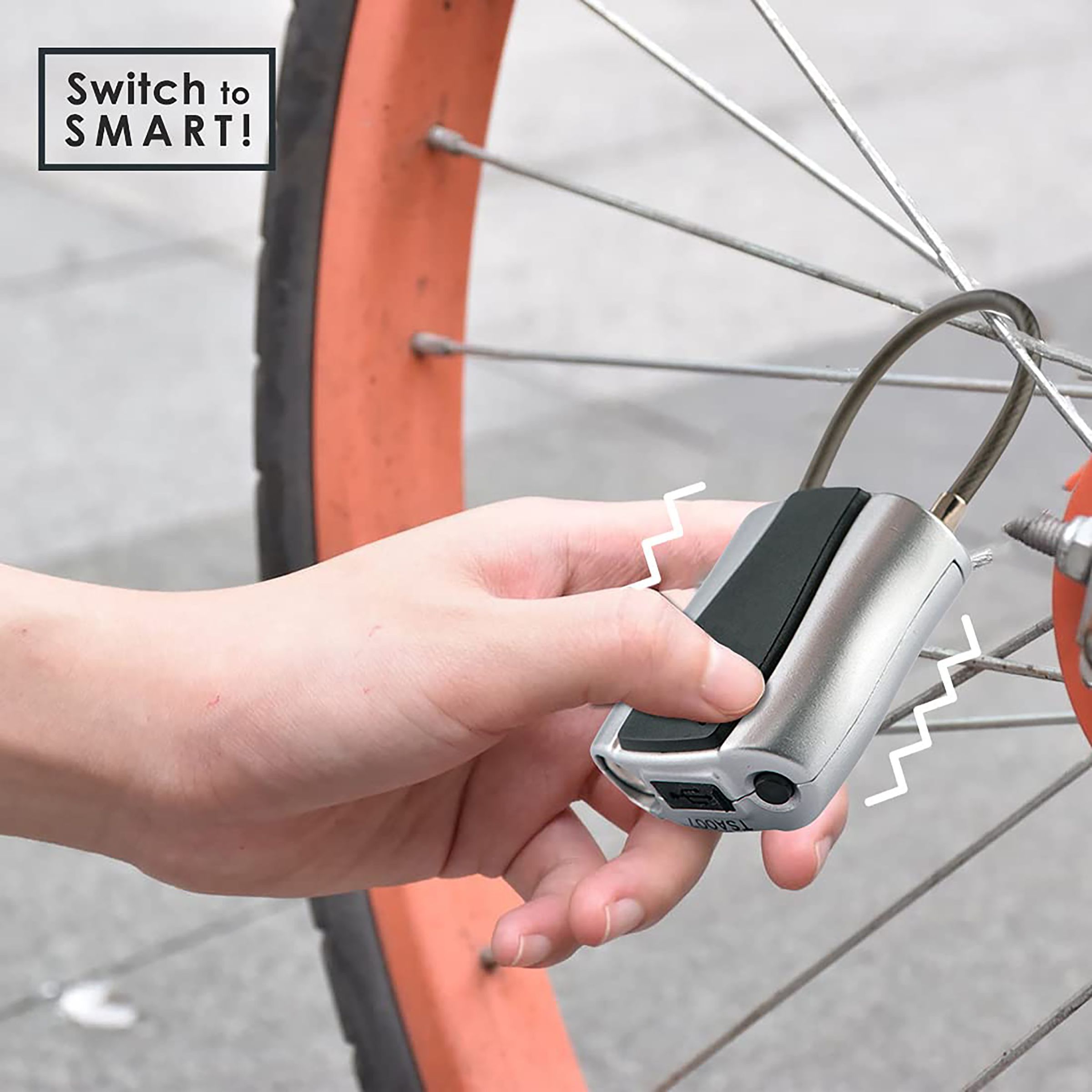 tag8 Dolphin Smart Padlock (Anti-Lost Alarm System, 800024, Silver) tag8 Dolphin Smart Padlock (Anti-Lost Alarm System, 800024, Silver)_8