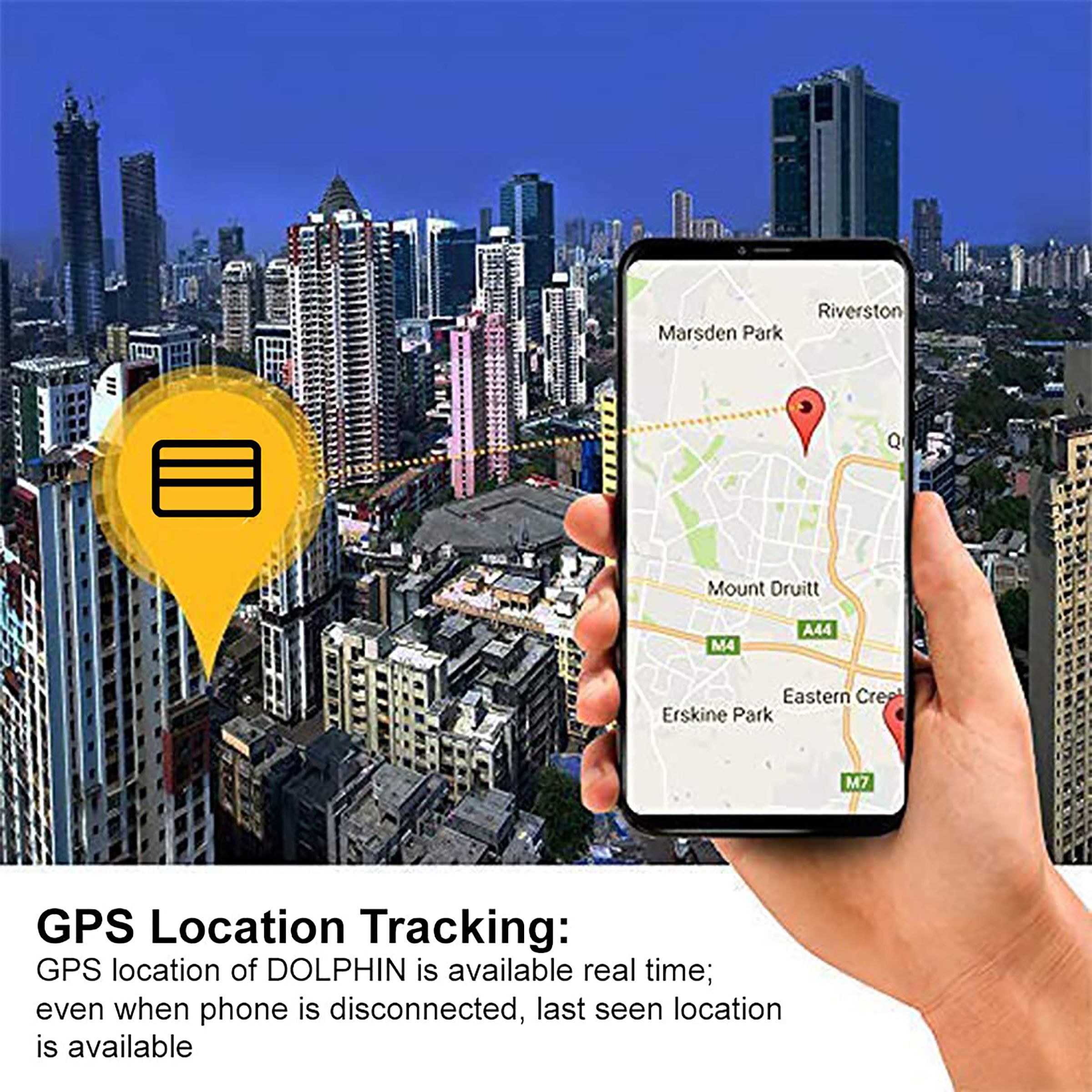 tag8 Dolphin Smart Card Holder (Anti-Lost Alarm System, 800041, Black)_7