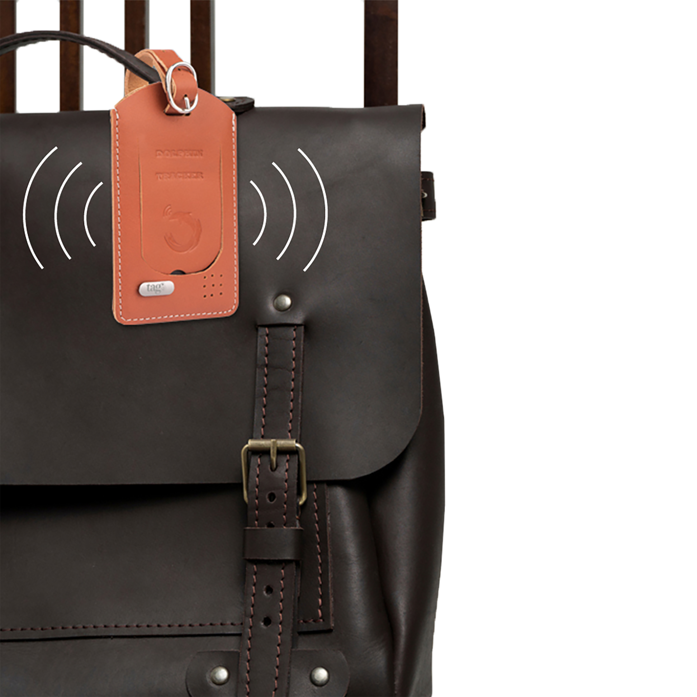 tag8 Dolphin Smart Tracker (Anti-Lost Alarm System, 800035, Brown)_8