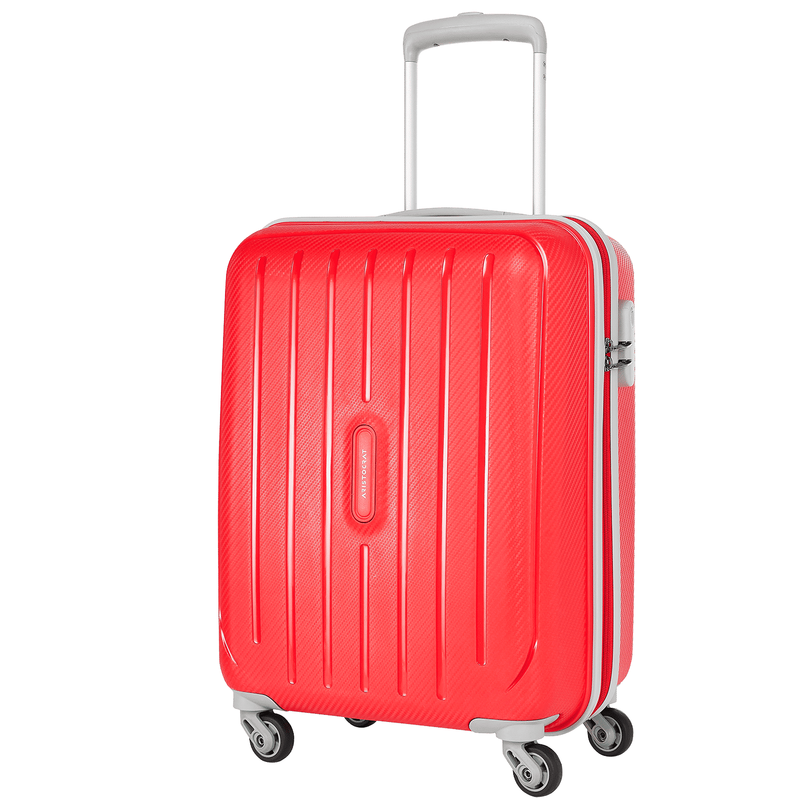 ARISTOCRAT Nitron Polypropelene Trolley Bag (4 Wheel, NITACT55FIR, Active Red) ARISTOCRAT Nitron Polypropelene Trolley Bag (4 Wheel, NITACT55FIR, Active Red)_7