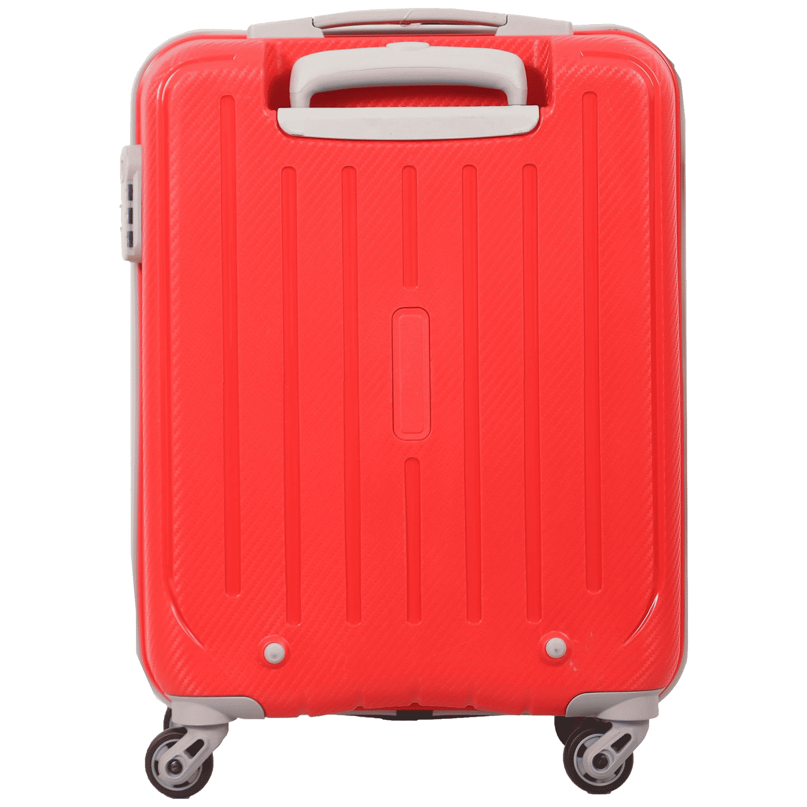 ARISTOCRAT Nitron 55 Litres Polycarbonate Trolley Bag (Number Lock Mechanism, NITRON55FIR, Red)_6