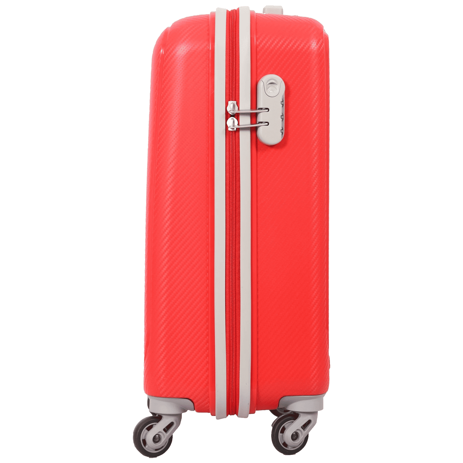ARISTOCRAT Nitron 55 Litres Polycarbonate Trolley Bag (Number Lock Mechanism, NITRON55FIR, Red)_5