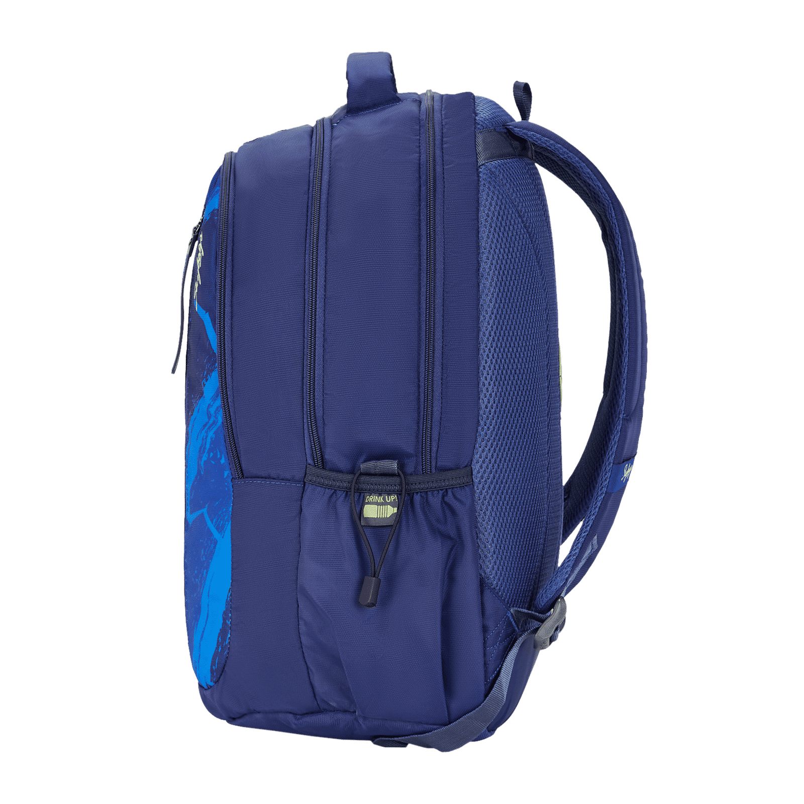 Skybags Drip Backpack (Multilevel Organizer with Key Chain Holder, BPDRIP3NVY, Navy)_11