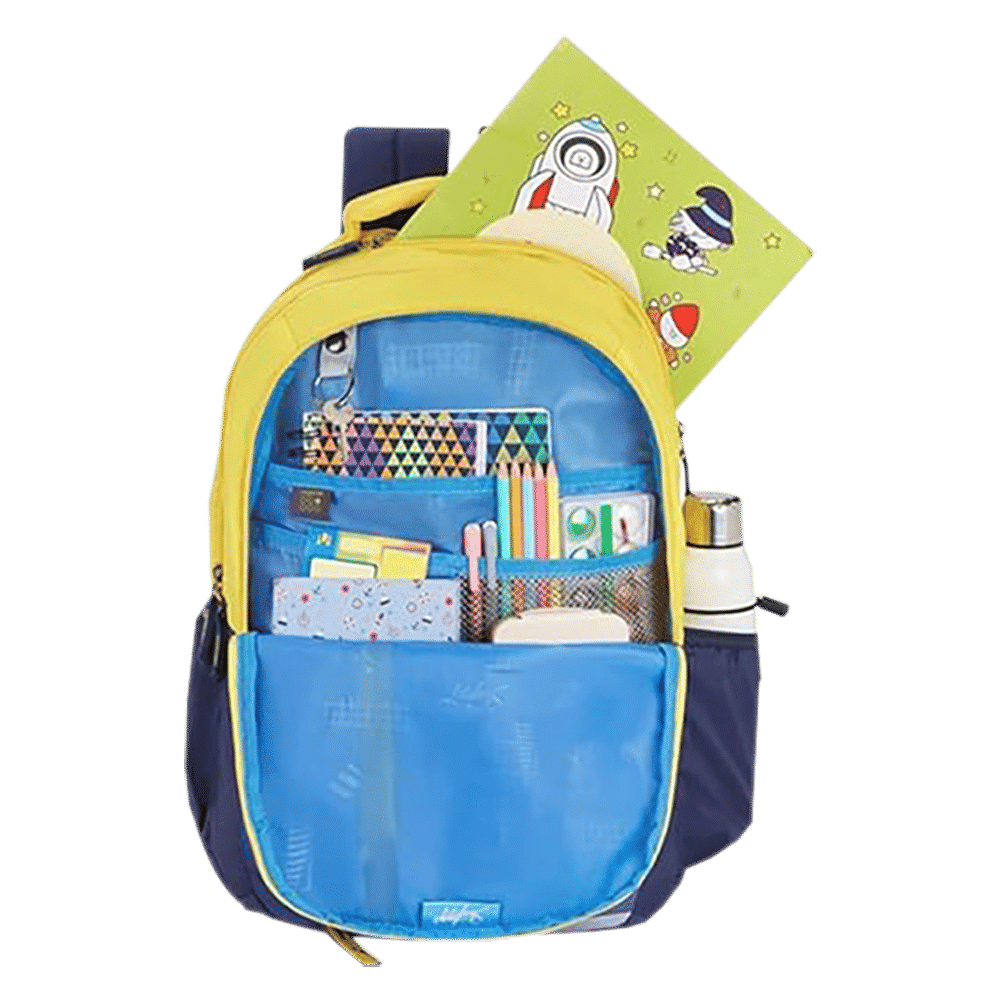 Skybags DRIP PLUS 06 32 Liters Polyurethane Backpack (Stylized Rubber Puller, BPDRPL6YLW, Yellow)_8