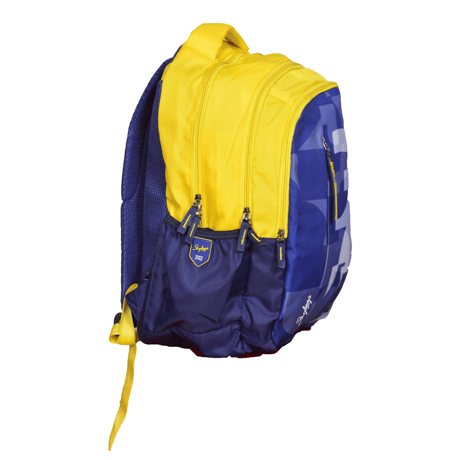 Skybags DRIP PLUS 06 32 Liters Polyurethane Backpack (Stylized Rubber Puller, BPDRPL6YLW, Yellow)_7