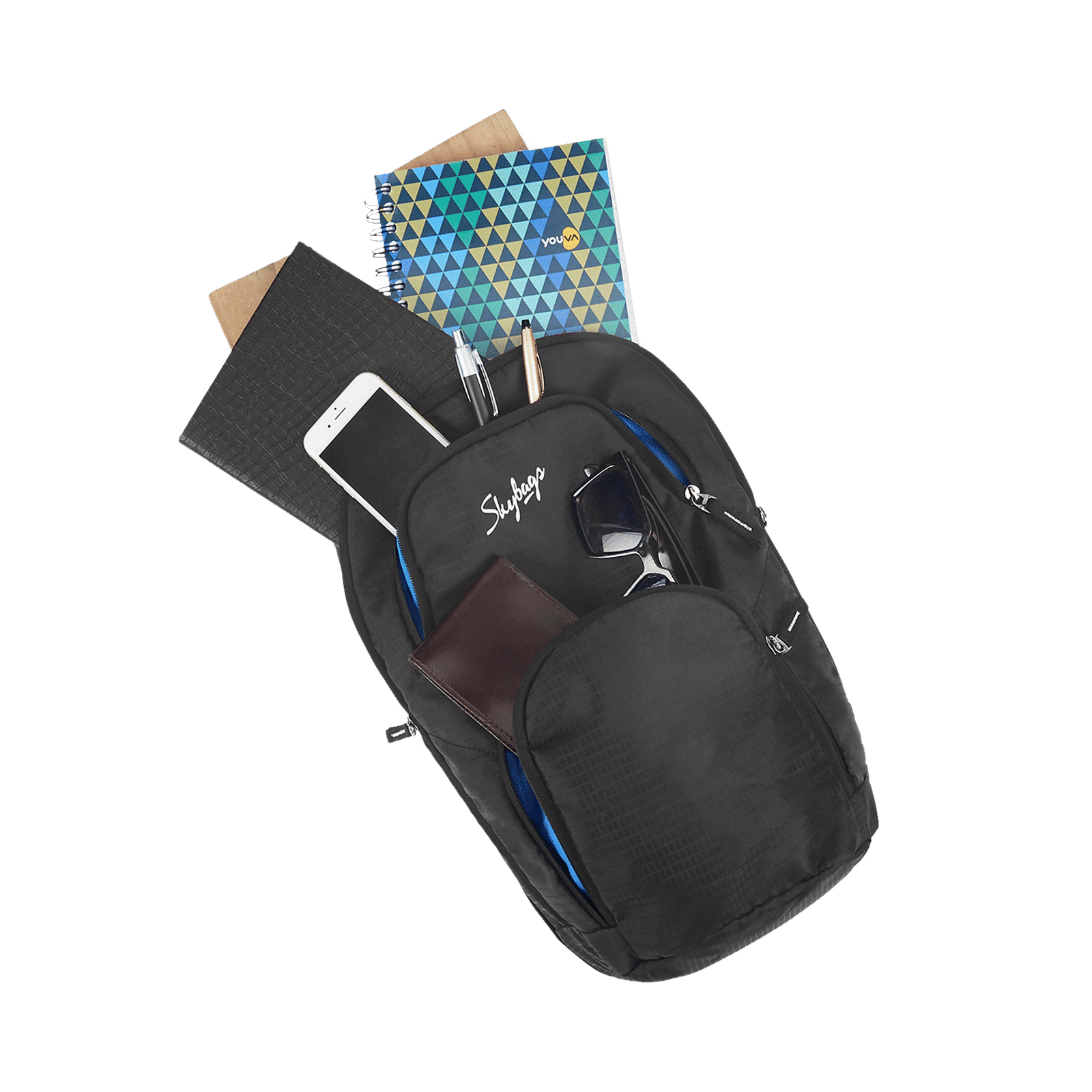 Skybags Off Roader Backpack (Detachable Shoulder Straps, BPOFF1DPBLK, Black)_10