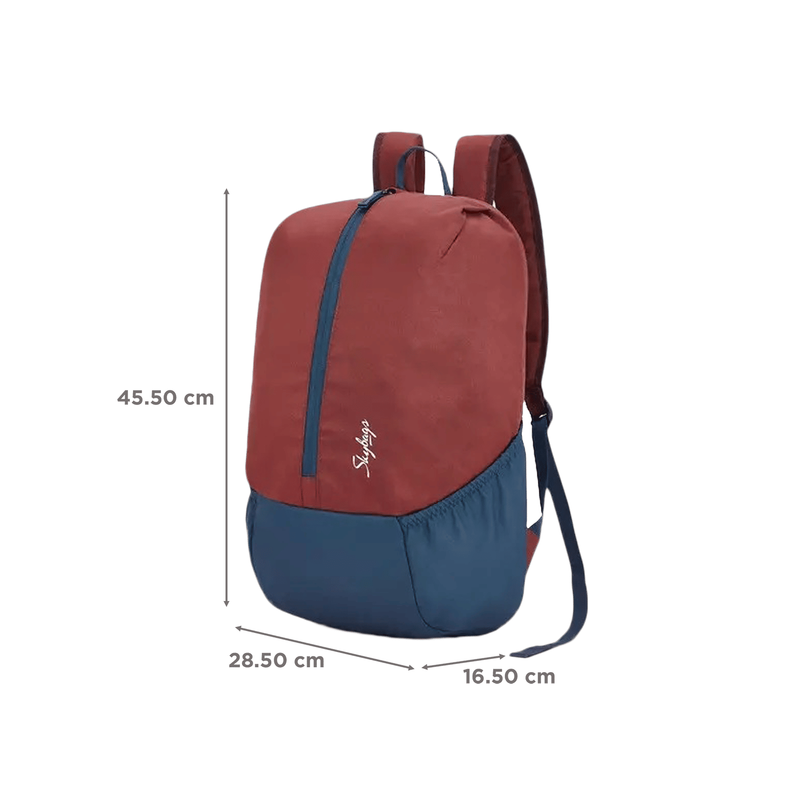 Skybags Zuke Backpack (Padded Shoulder Strap, BPZUK1MRN, Maroon) Skybags Zuke Backpack (Padded Shoulder Strap, BPZUK1MRN, Maroon)_3