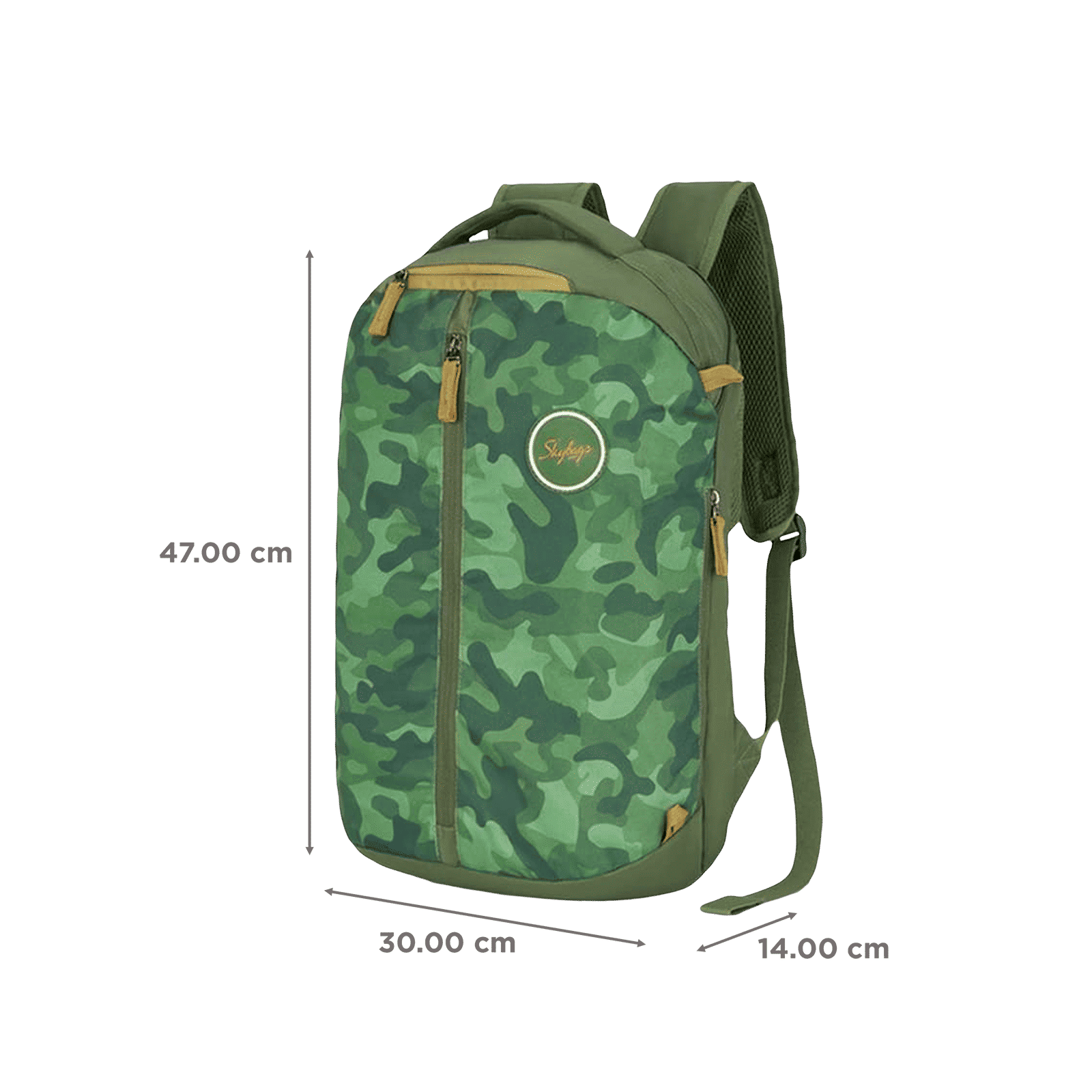 Skybags Offroader NX Backpack (Compact & Stylish, LPBPOFN3GRN, Green)_3