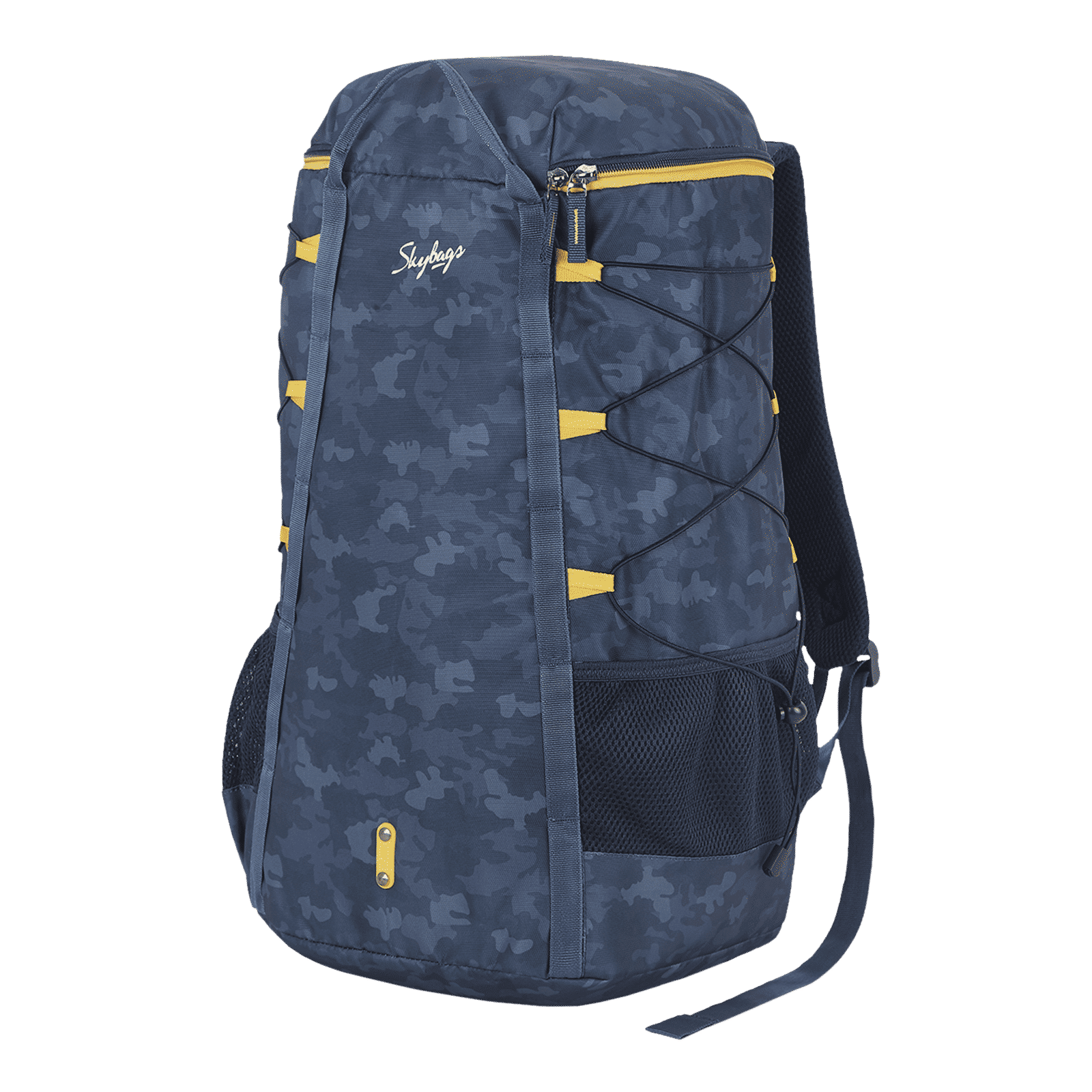 Skybags Hawk Backpack (Side Compression Loop, RSHAW45LBLU, Blue)_5