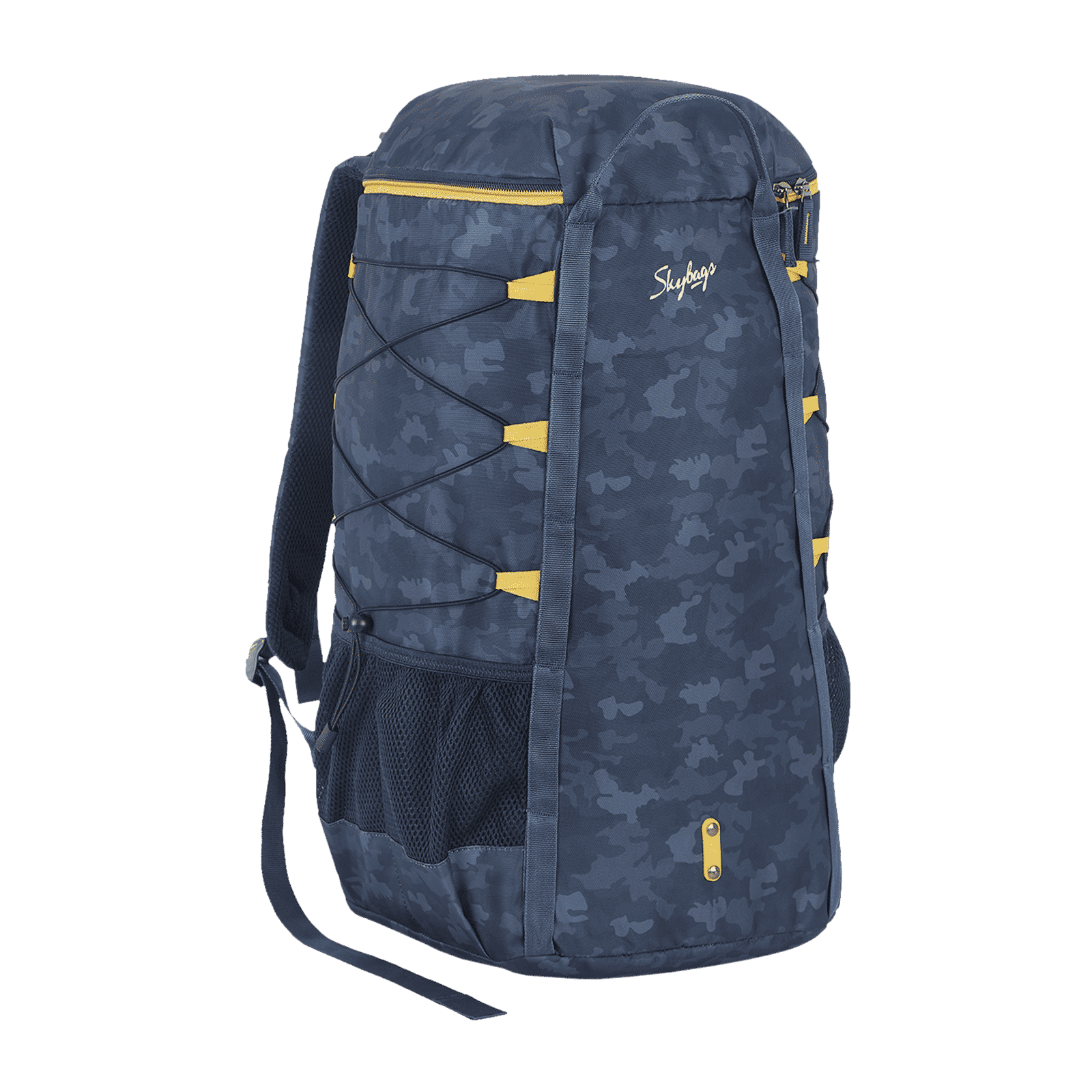 Skybags Hawk Backpack (Side Compression Loop, RSHAW45LBLU, Blue)_4