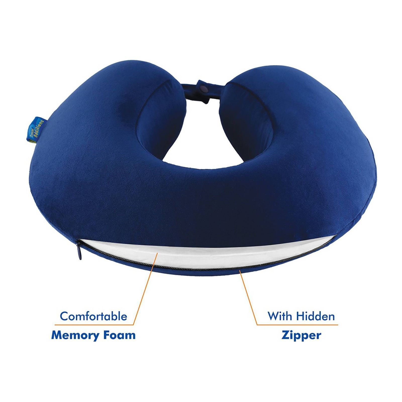 TRAVEL BLUE Memory Foam Neck Pillow (9020, Blue) TRAVEL BLUE Memory Foam Neck Pillow (9020, Blue)_4