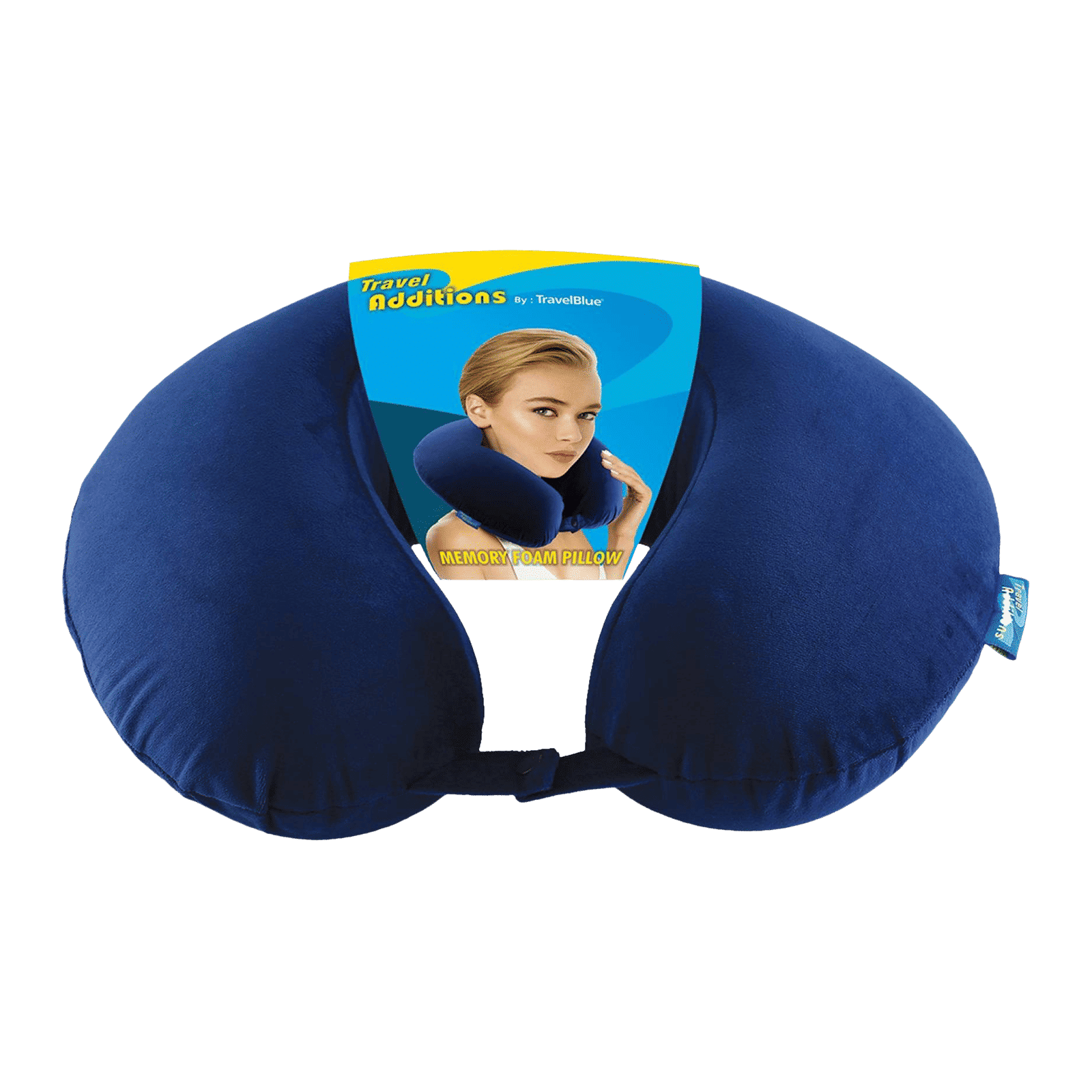 TRAVEL BLUE Memory Foam Neck Pillow (9020, Blue) TRAVEL BLUE Memory Foam Neck Pillow (9020, Blue)_5