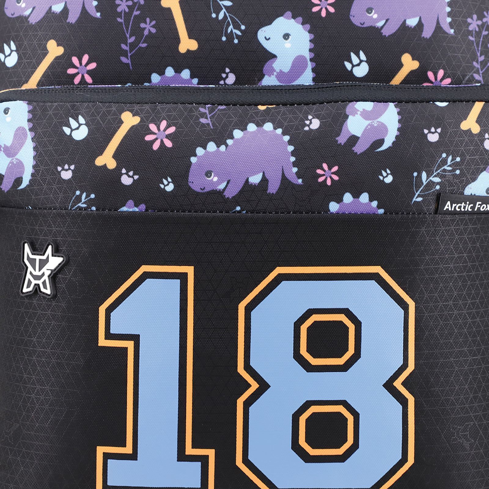 Arctic Fox Saurus 21 Litres Polyetser Fabric and PU Coated Backpack (Water Repellent Fabric, FJUBPKPURWW092021, Purple)_7