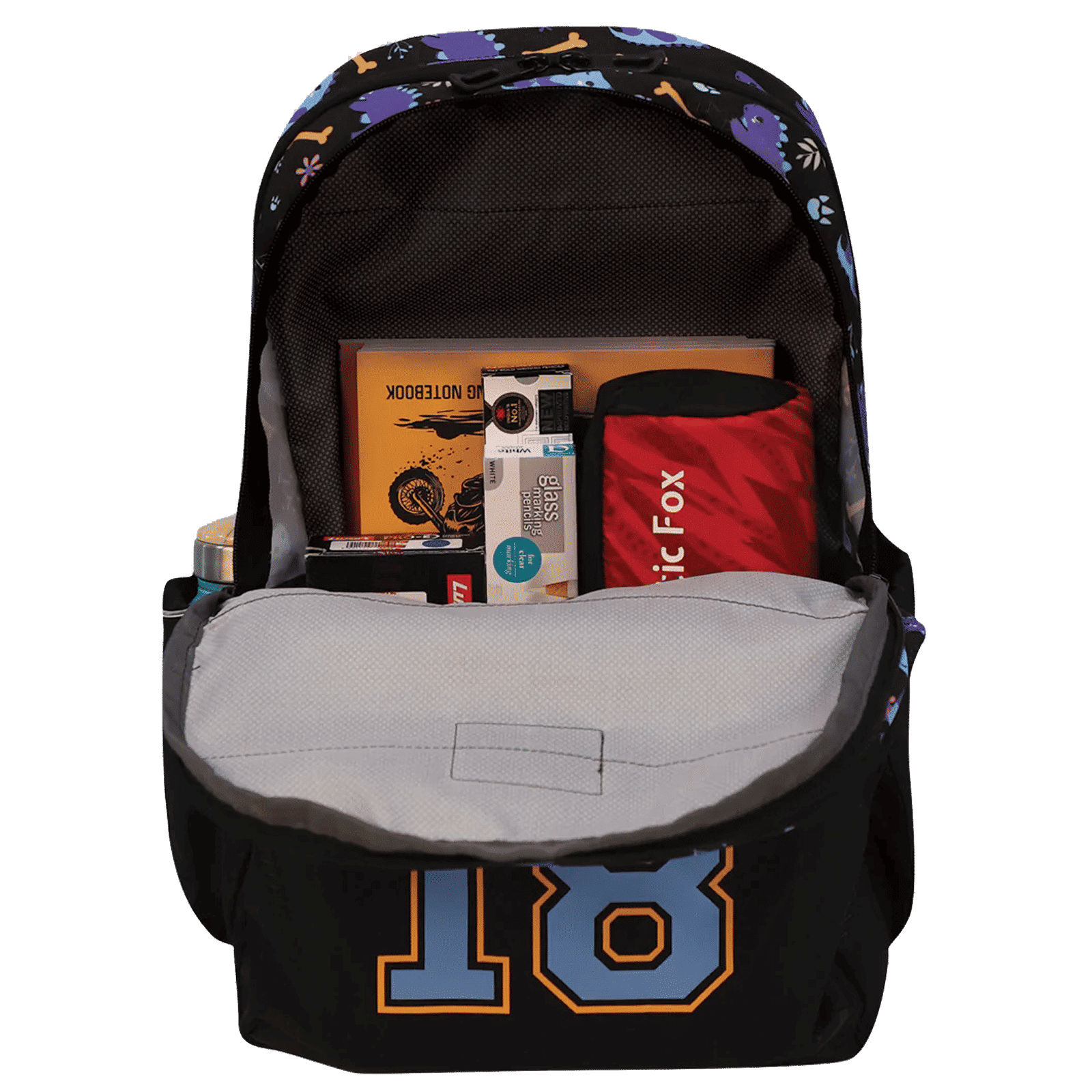 Arctic Fox Saurus 21 Litres Polyetser Fabric and PU Coated Backpack (Water Repellent Fabric, FJUBPKPURWW092021, Purple)_10