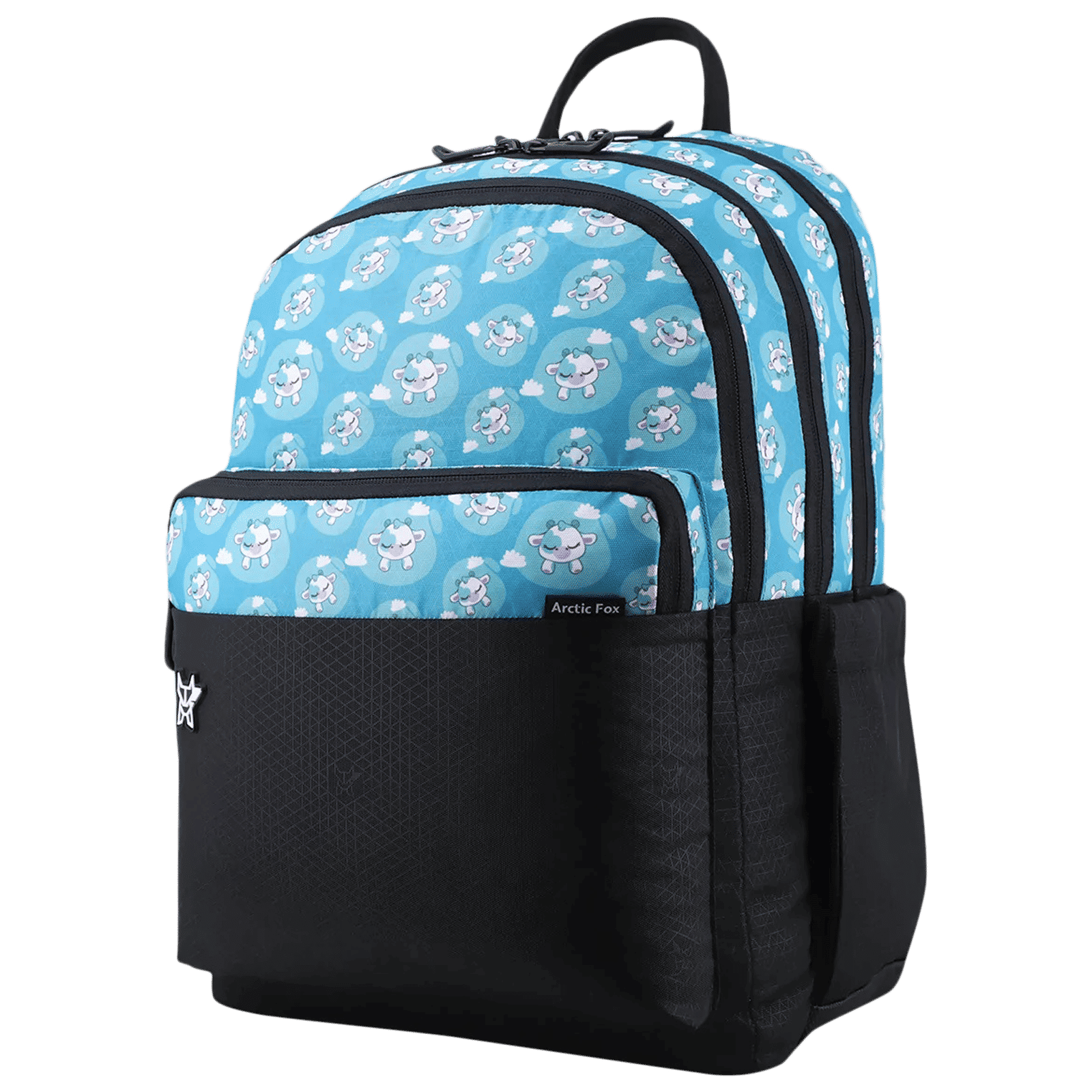 Arctic Fox Silly Calf 21 Litres Polyester Fabric and PU Coated Backpack (Padded Shoulder Straps, FJUBPKBLUWW097021, Blue)_7