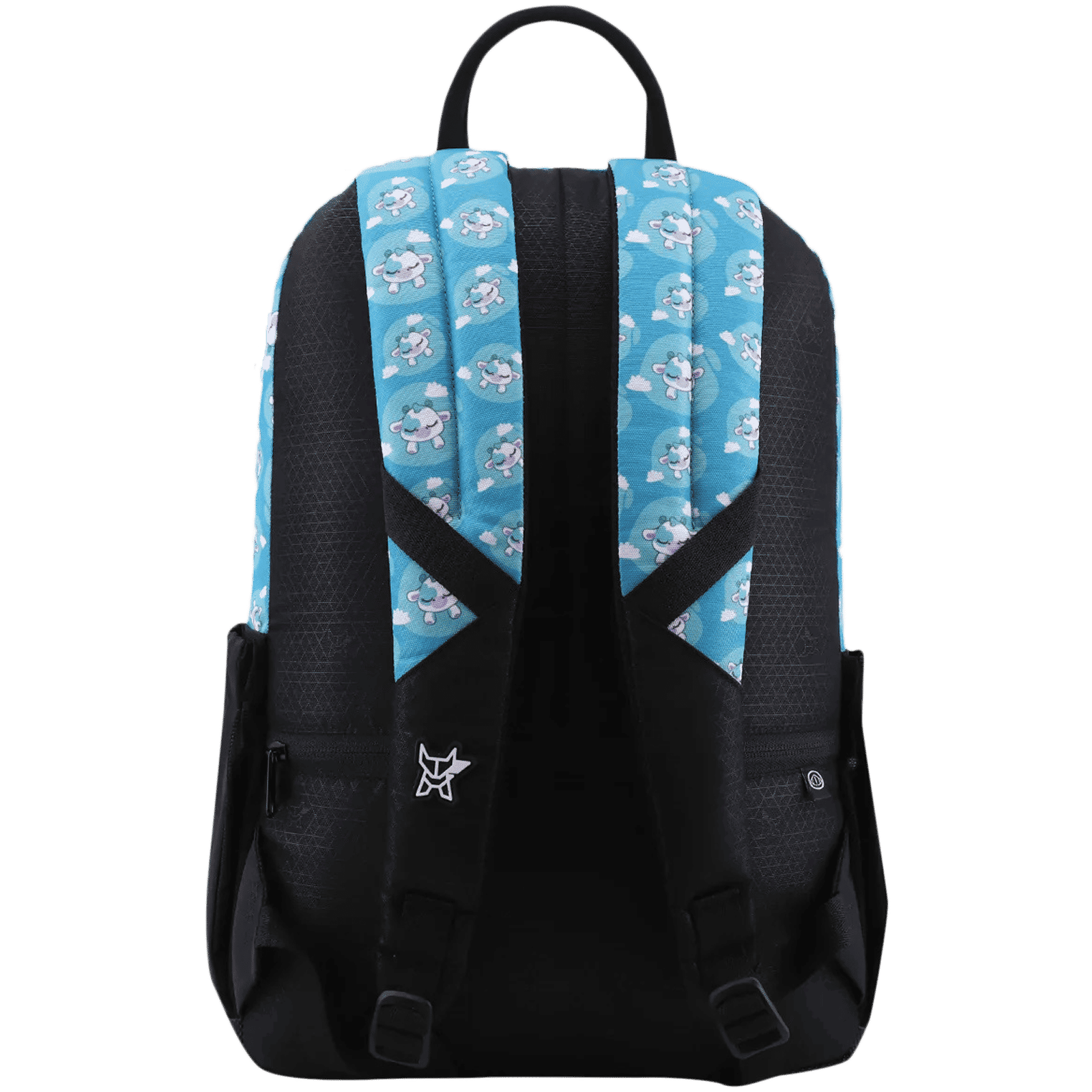 Arctic Fox Silly Calf 21 Litres Polyester Fabric and PU Coated Backpack (Padded Shoulder Straps, FJUBPKBLUWW097021, Blue)_4