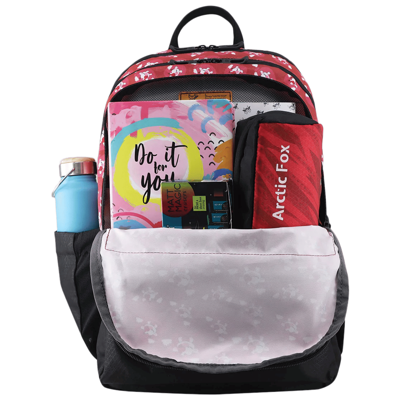 Arctic Fox Silly Calf Tawny Port 21 Litres Polyester Fabric and PU Coated Backpack (Webbing Handle, FJUBPKTPOWW098021, Red) Arctic Fox Silly Calf Tawny Port 21 Litres Polyester Fabric and PU Coated Backpack (Webbing Handle, FJUBPKTPOWW098021, Red)_7