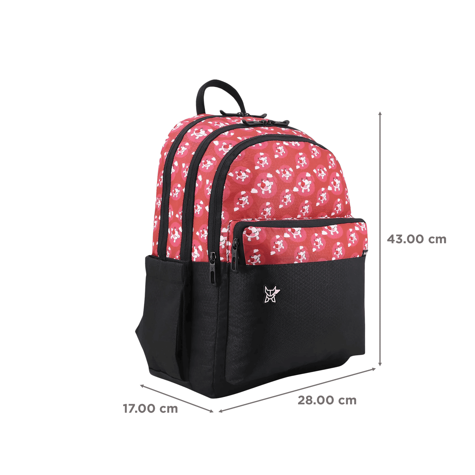 Arctic Fox Silly Calf Tawny Port 21 Litres Polyester Fabric and PU Coated Backpack (Webbing Handle, FJUBPKTPOWW098021, Red) Arctic Fox Silly Calf Tawny Port 21 Litres Polyester Fabric and PU Coated Backpack (Webbing Handle, FJUBPKTPOWW098021, Red)_3