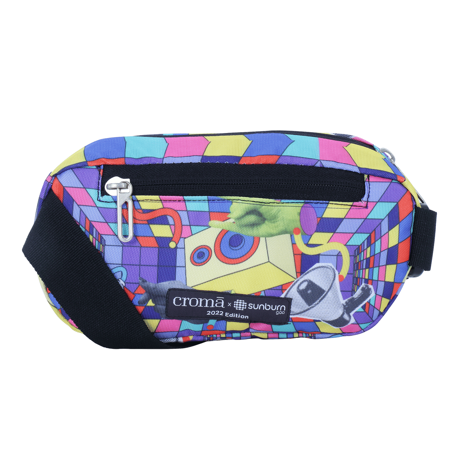 Croma Sunburn Edition Sling Bag (Adjustable Strap, Multicolor)_11