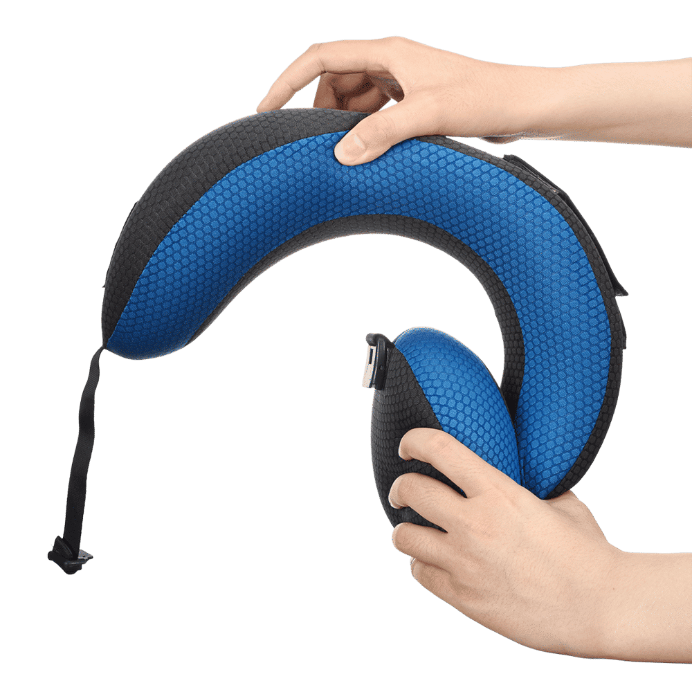 TRAVEL BLUE Dreamer Memory Foam Neck Pillow (Breathable Mesh, 208, Blue)_7