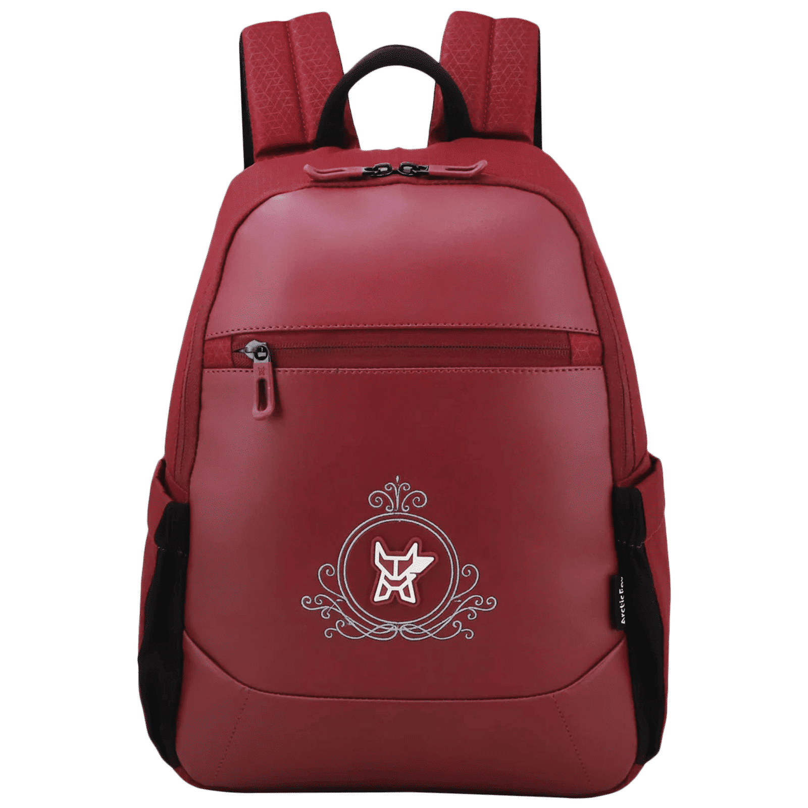 Arctic Fox Royal 12 Litres 500D PU Coated Plain Polyester and 600D PU Leather Backpack (Webbing Handle, FTEBPKTPOWW089012, Tawny Port Wine)_1