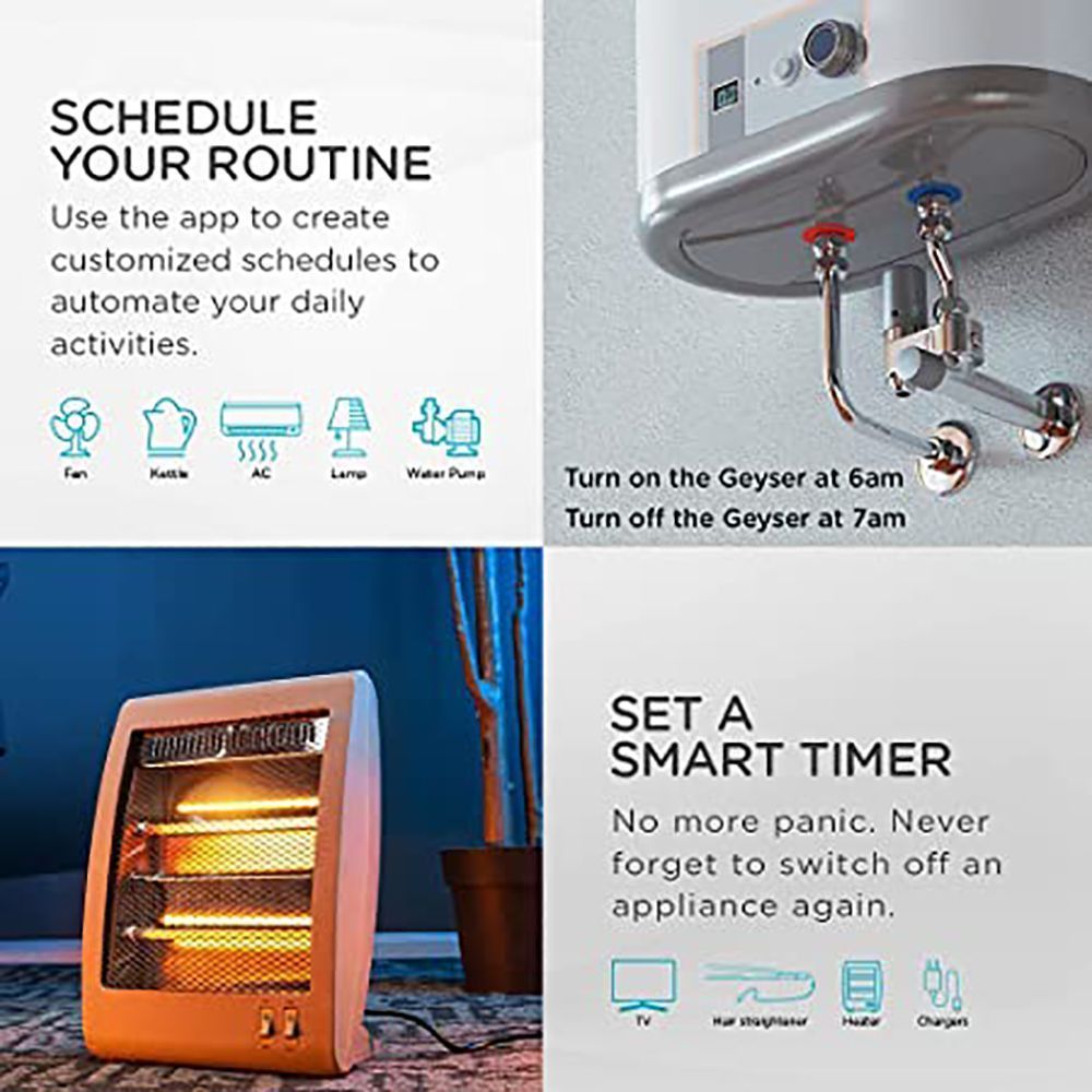 Qubo HSP10D1001 Smart Plug- 16 Amps Smart Plug (Alexa and Google Assistant Support, White)_7