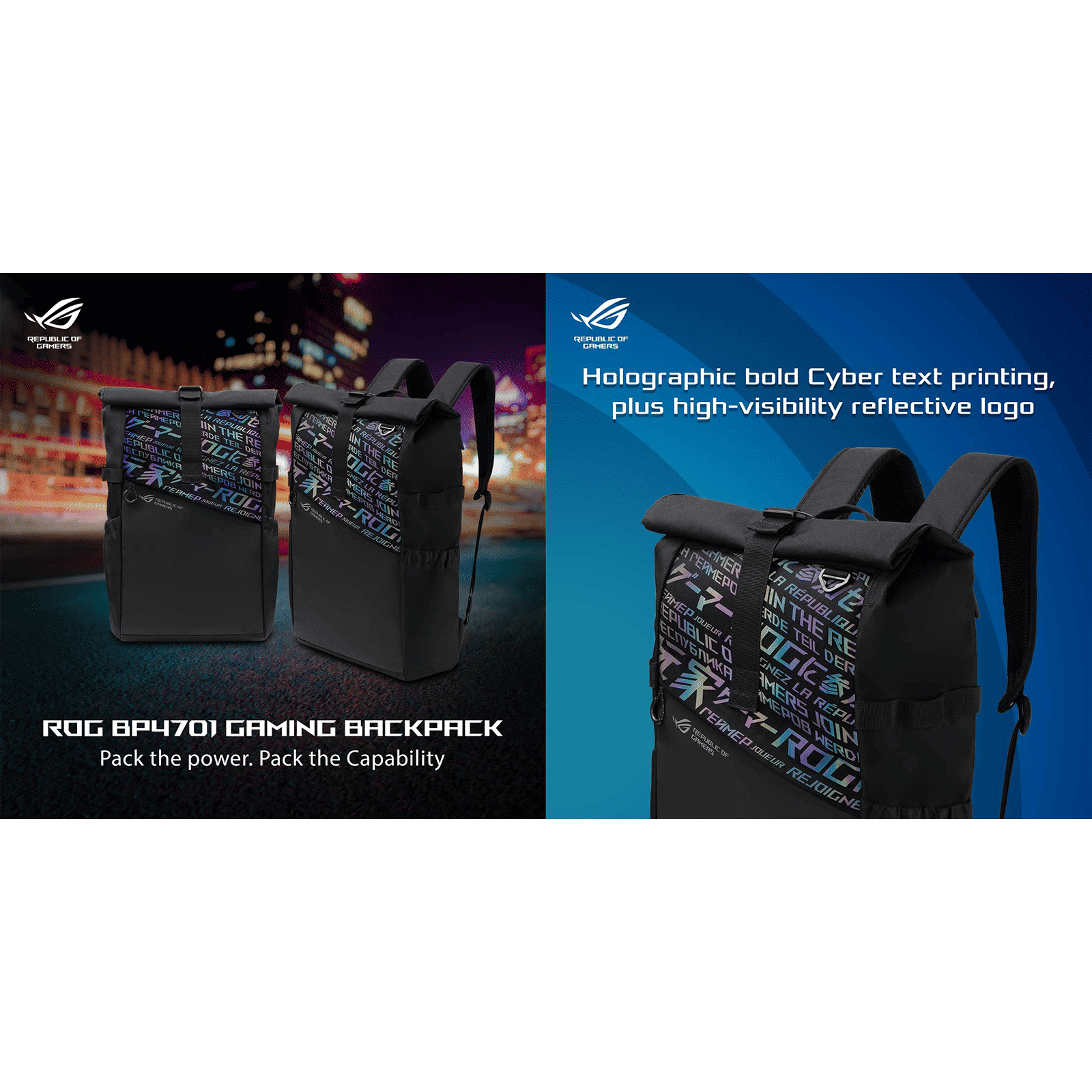 ASUS ROG Gaming BP4701 Polyester Laptop Backpack for 17 Inch Laptop (Luggage Strip, Black) ASUS ROG Gaming BP4701 Polyester Laptop Backpack for 17 Inch Laptop (Luggage Strip, Black)_8