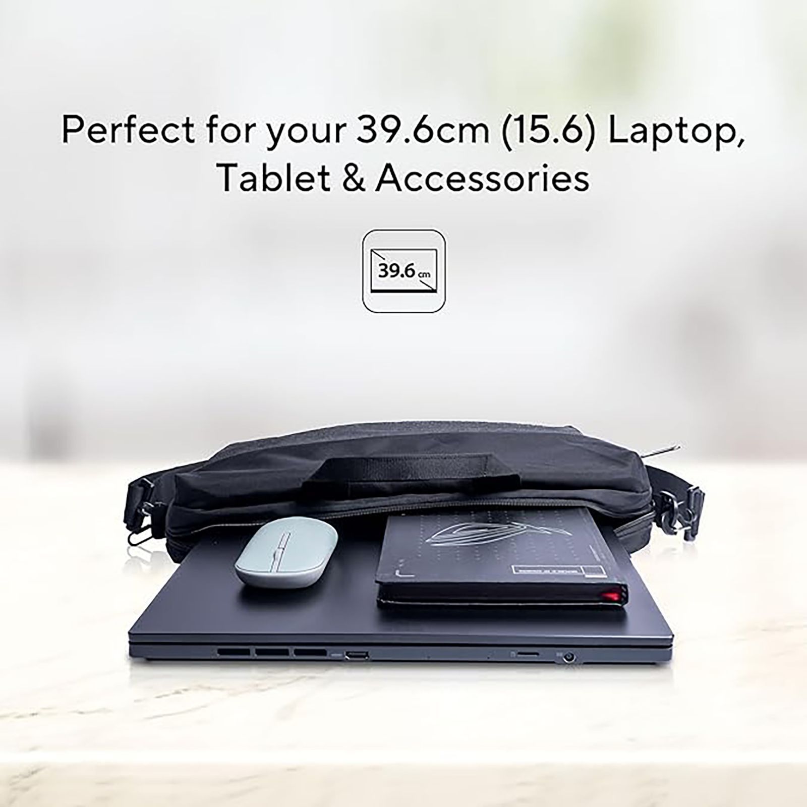 ASUS EOS 2 Polyester Sling Bag for 15.6 Inch Laptop (Water Repellent, Black)_7