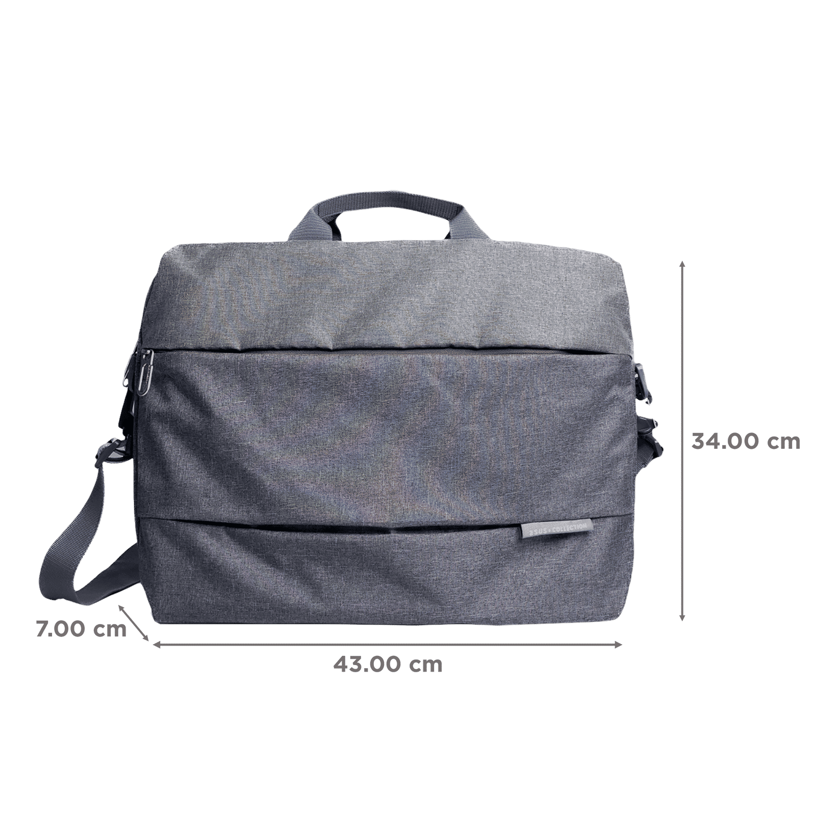 ASUS EOS 2 Polyester Sling Bag for 15.6 Inch Laptop (Water Repellent, Grey)_3