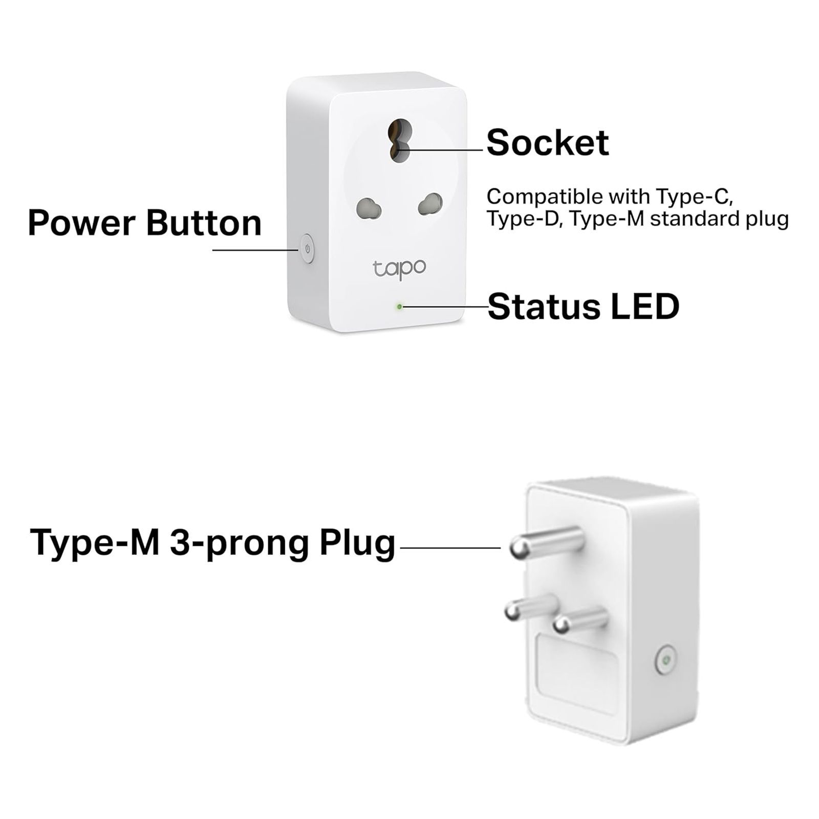 tp-link Tapo P110 Mini 16 A Smart Plug (Overload Protection, White)_11