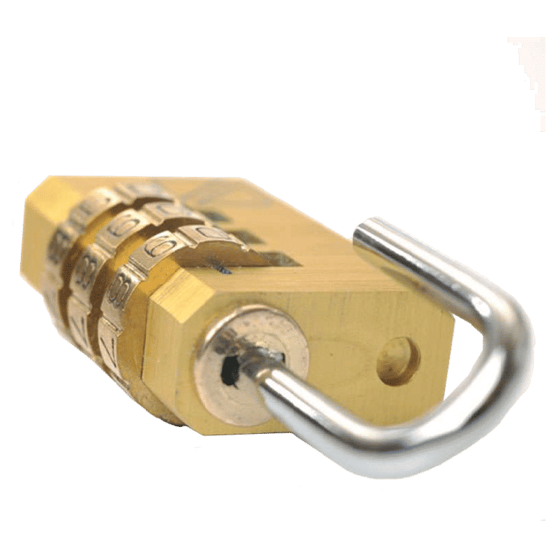 TRAVEL BLUE Numeric Combination Lock (3 Dial Combination, TB-031GD, Gold)_6