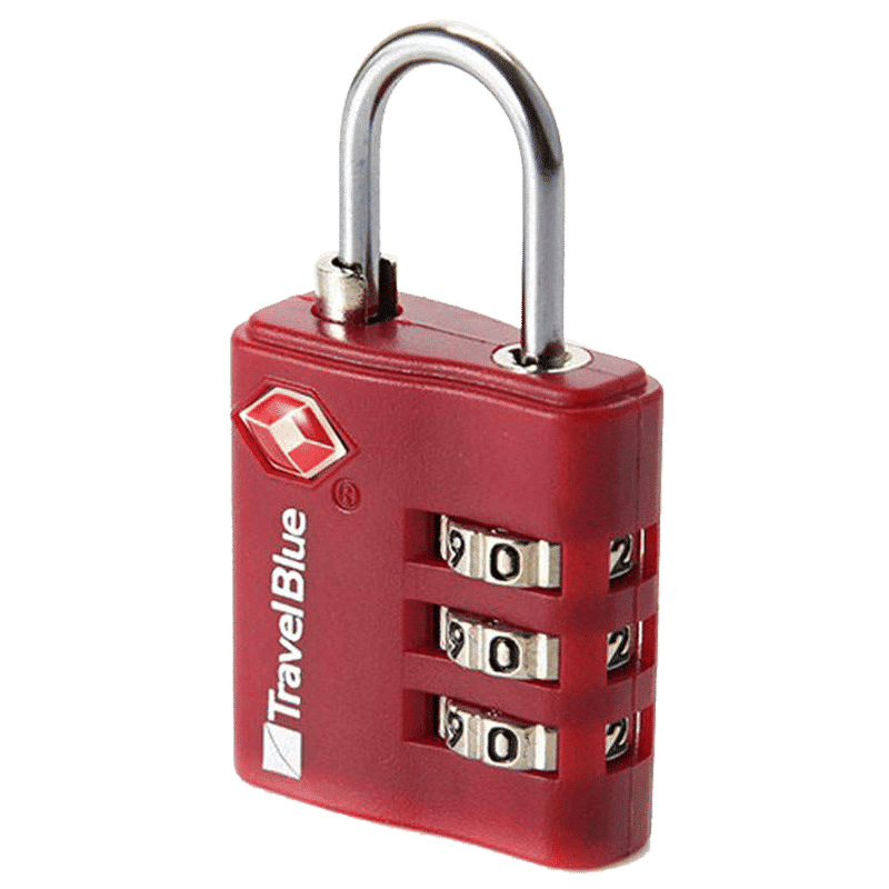 TRAVEL BLUE Combination TSA Lock (38, Red)_3