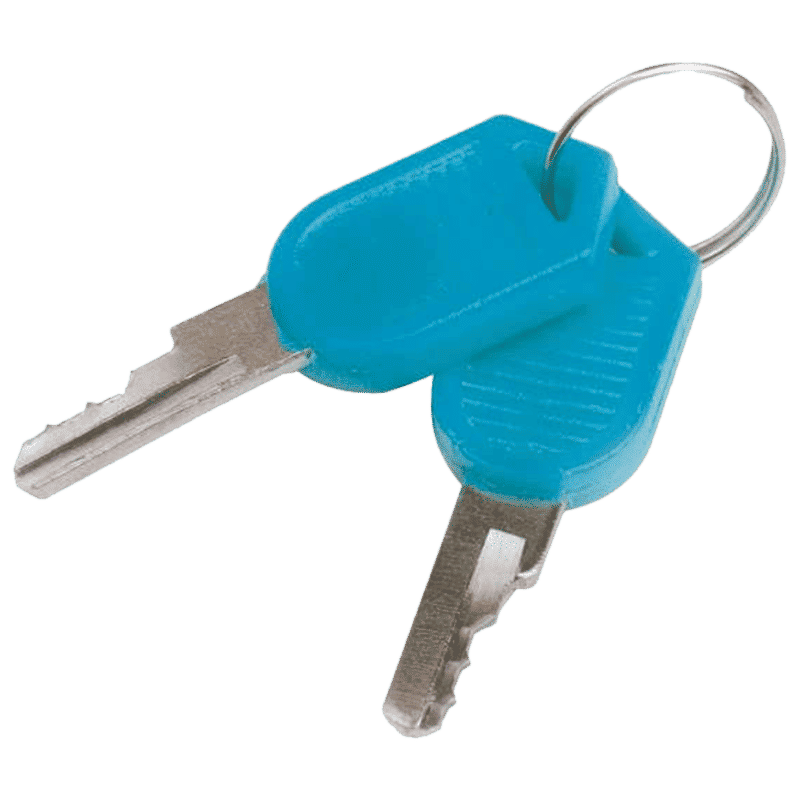 TRAVEL BLUE Identi Key Travel Padlock (TB-024T, Blue)_3