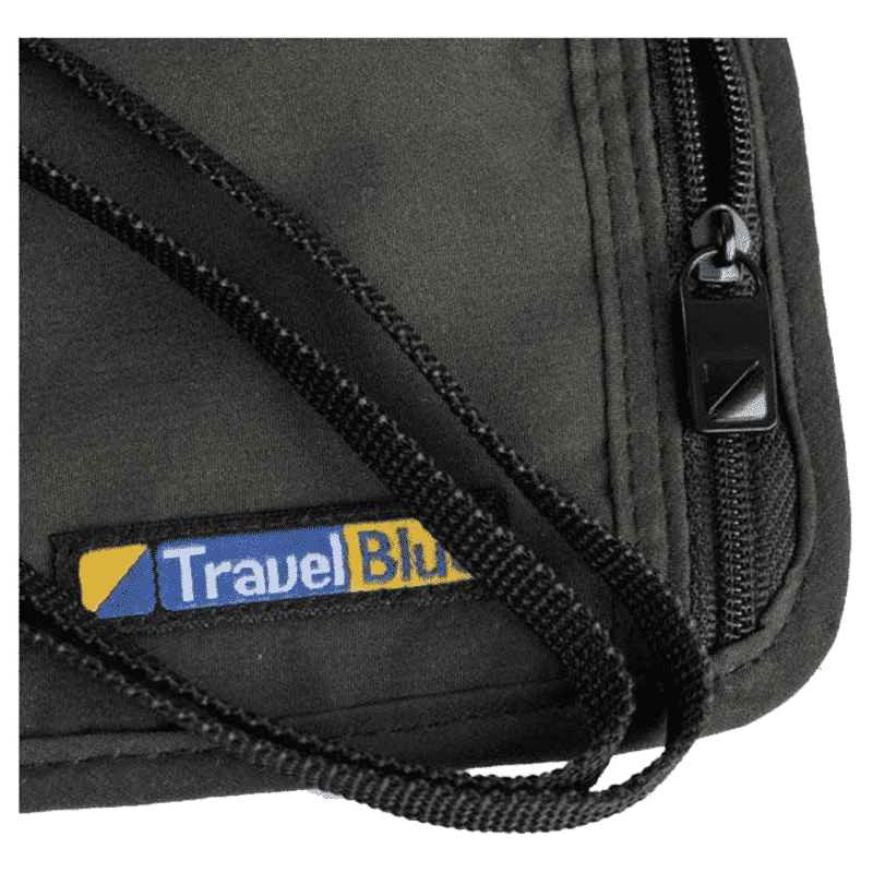 TRAVEL BLUE Ultra Slim Travel Neck Wallet (124, Black)_6