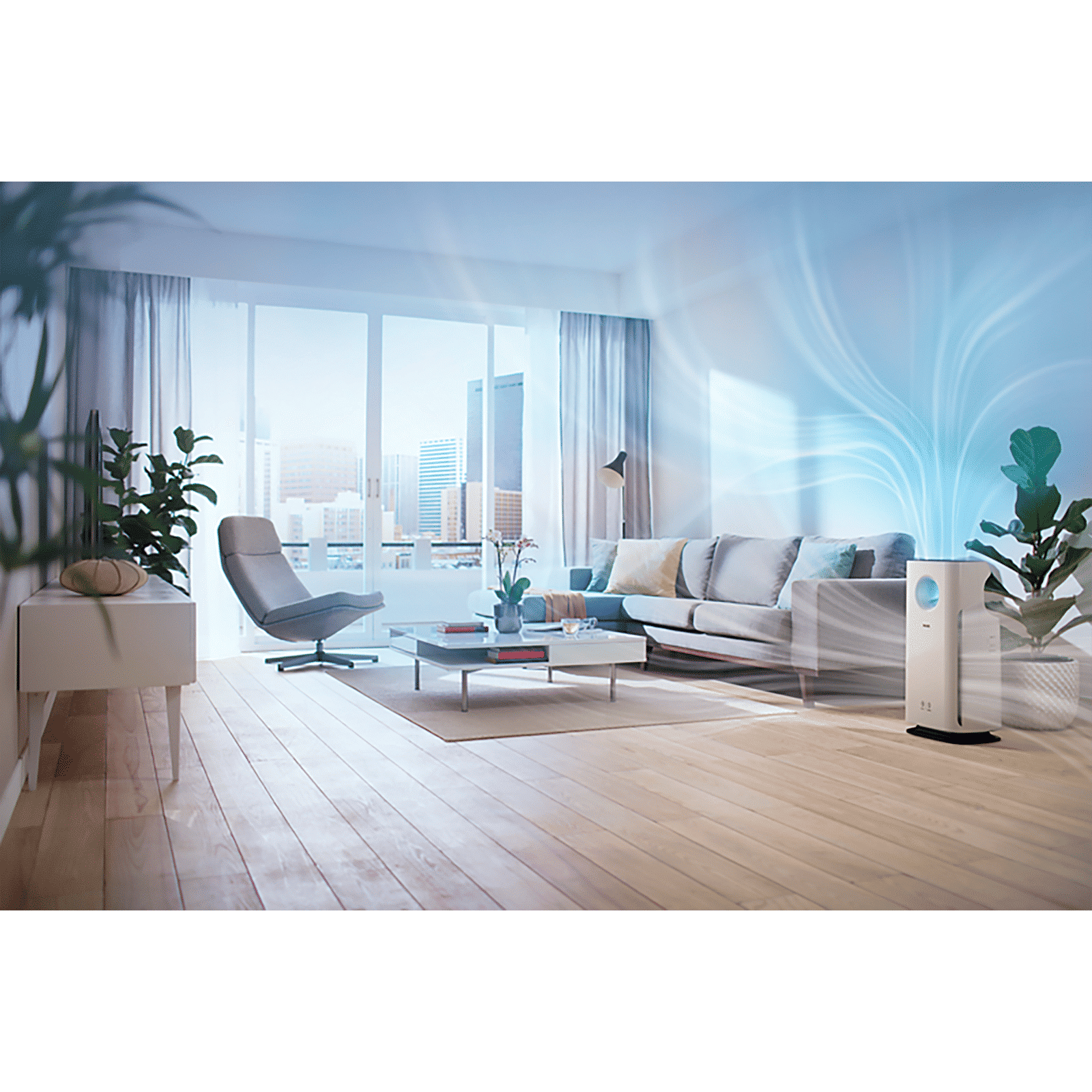 Philips Vitashield Technology Air Purifier (Activated Carbon Filter, AC3257/20, Beige)_3