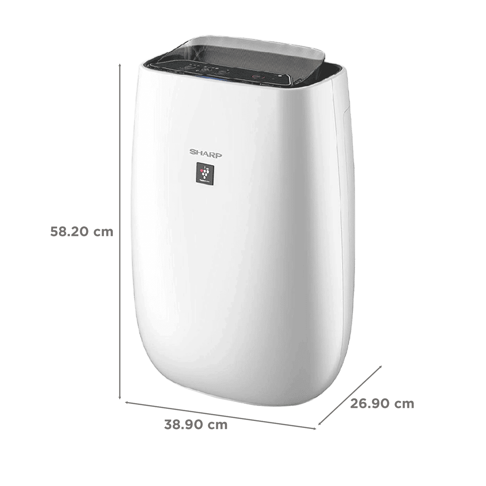 SHARP Plasma Cluster Technology Air Purifier (Silent Mode, FP-J40M-W, White) SHARP Plasma Cluster Technology Air Purifier (Silent Mode, FP-J40M-W, White)_2